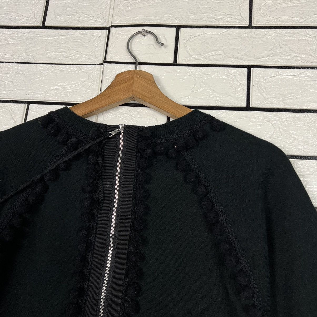 Marc Jacobs MARC JACOBS Black Half Zip on Back Long Shirt #4237-C193 Size S / US 4 / IT 40 - 19 Thumbnail