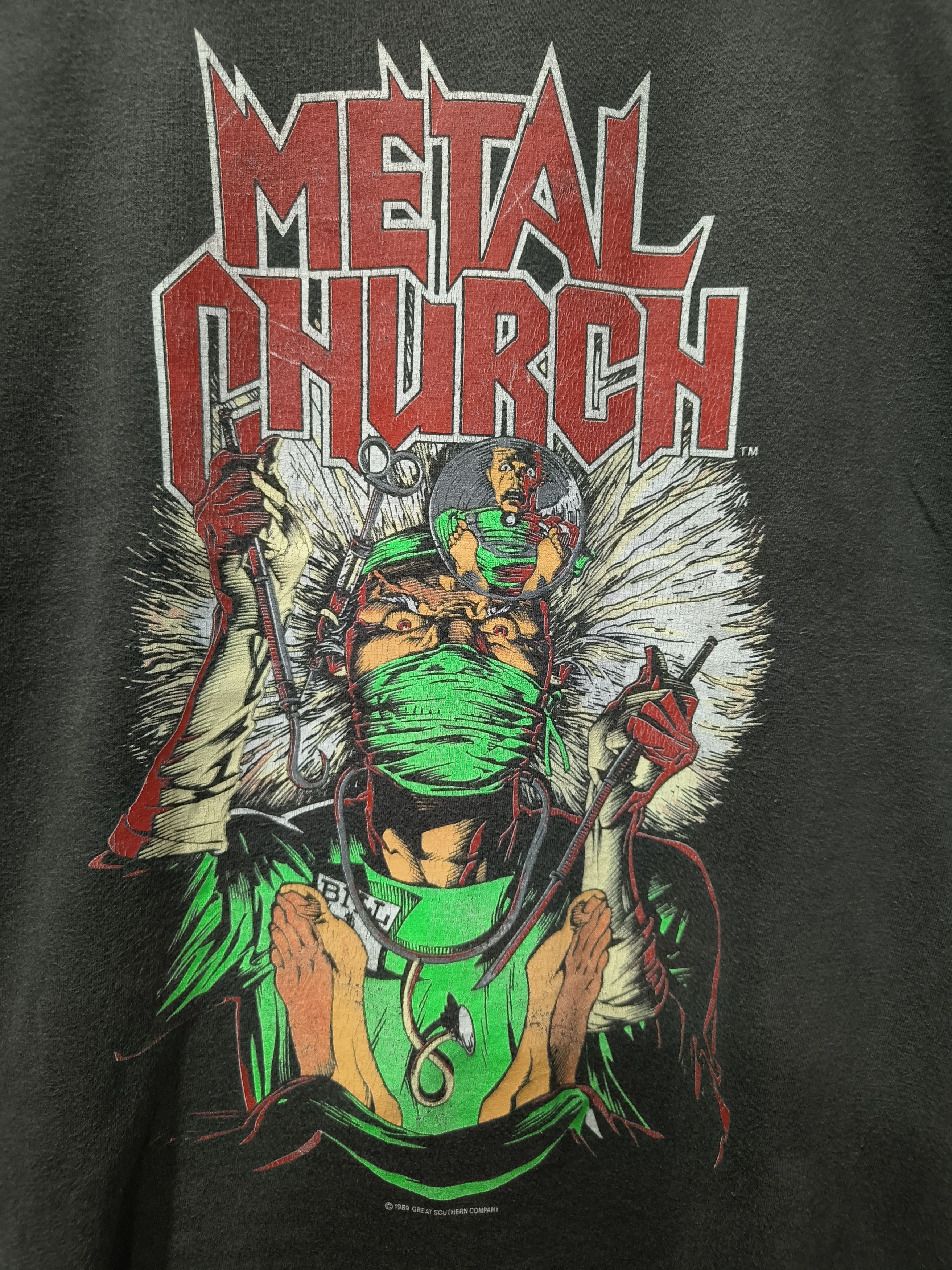 Other Vintage 80s Metal church (Fake healer) shirt Size US L / EU 52-54 / 3 - 2 Thumbnail
