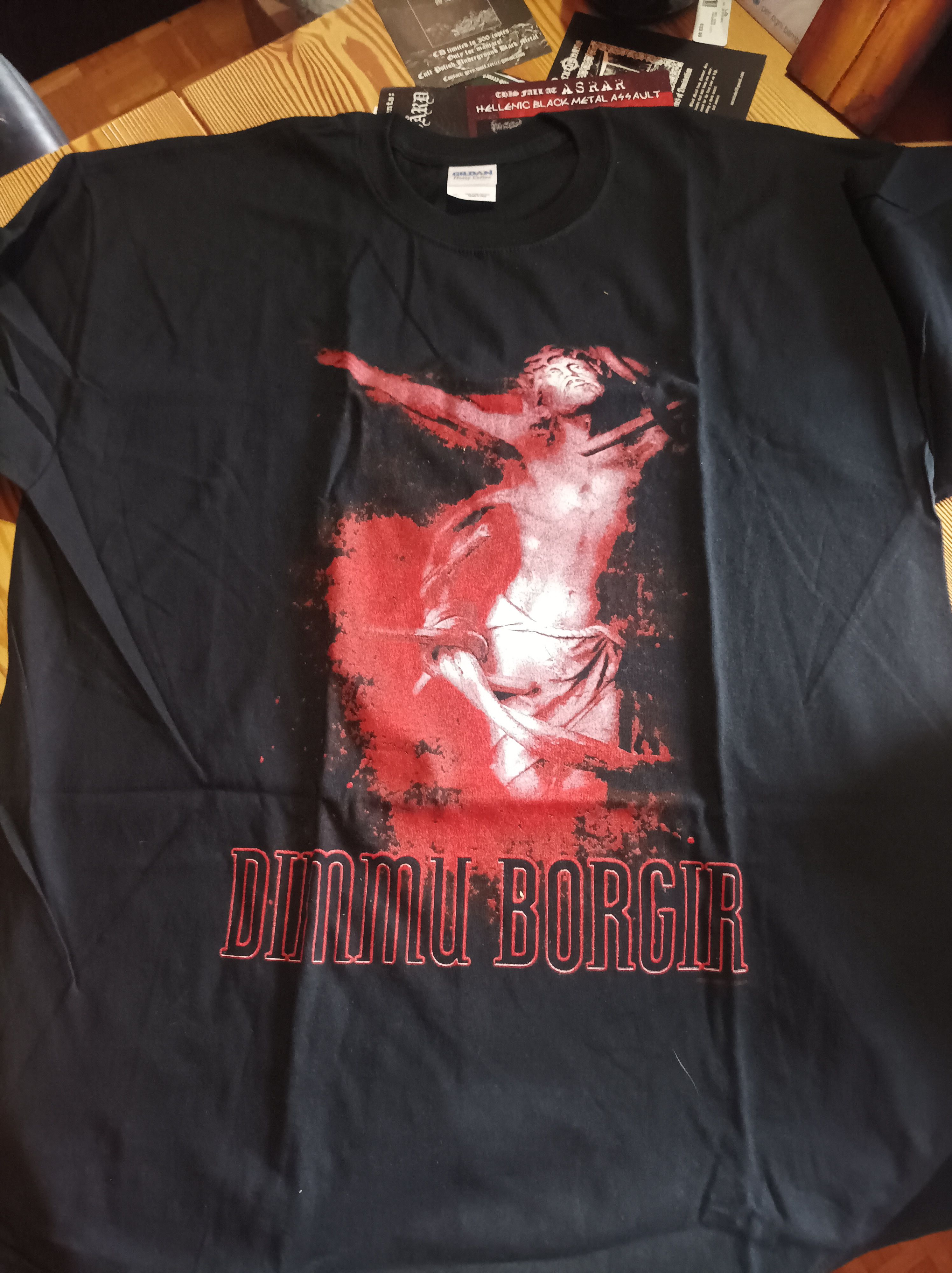 Band Tees × Vintage Dimmu Borgir.Puritical euphoric misanthropia tee Size US XL / EU 56 / 4 - 1 Thumbnail