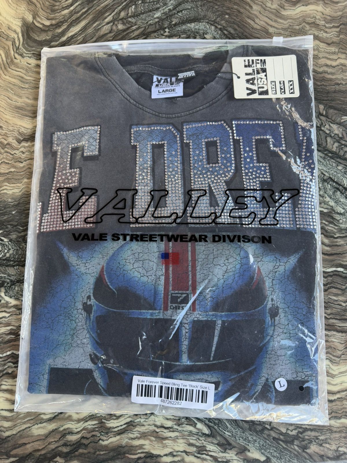 Vale Vale Forever Speed Bling Tee Black Size Large New Size US L / EU 52-54 / 3 - 6 Thumbnail