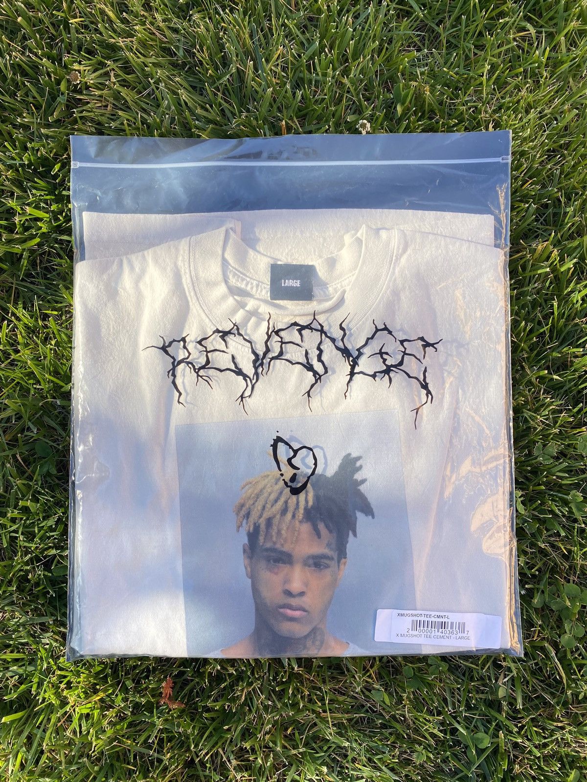 Revenge Revenge Xxxtentacion Mugshot Tee Cement Grailed