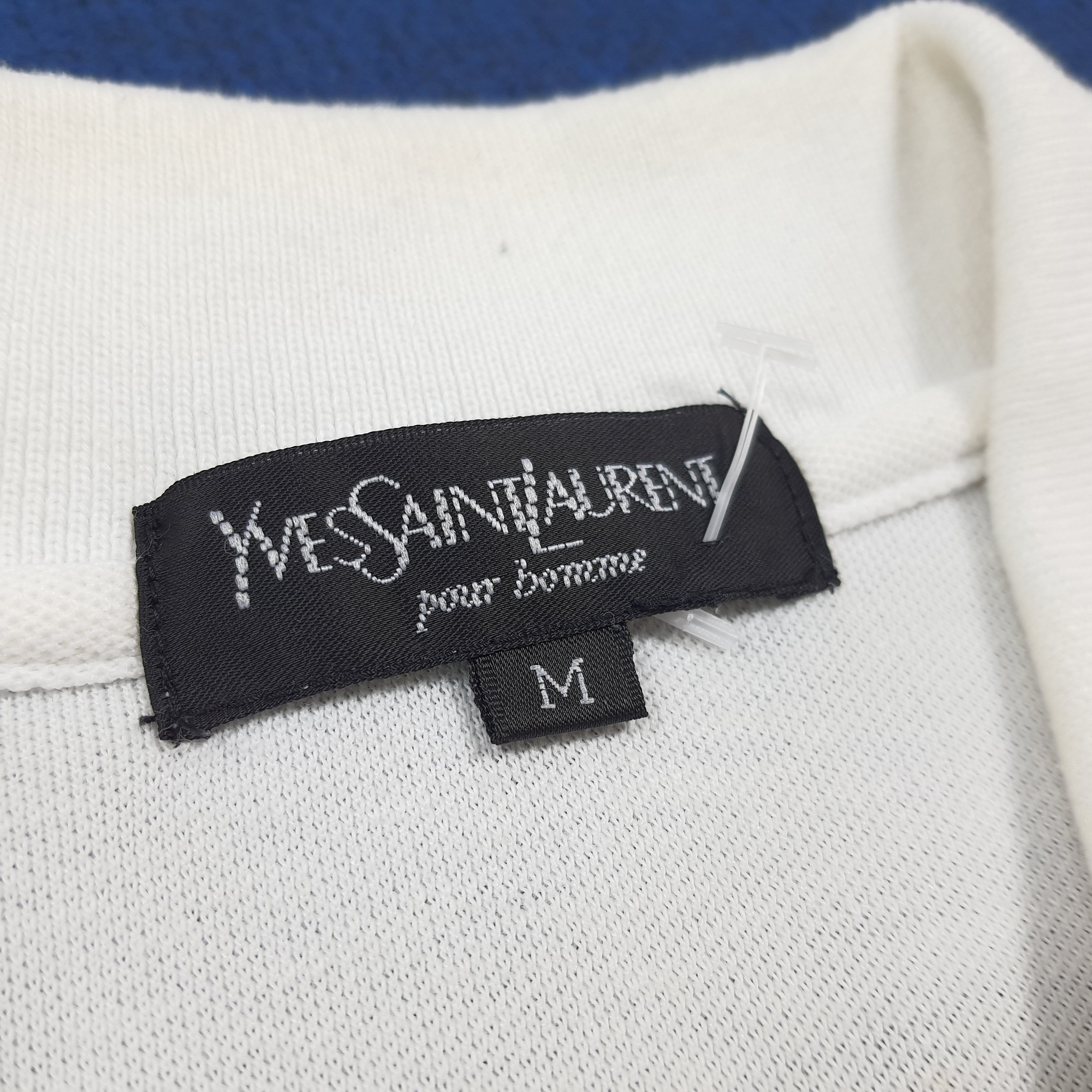 Yves Saint Laurent Vintage Yves Saint Laurent Polos YSL Quarter Zip C301N35 Size US L / EU 52-54 / 3 - 5 Thumbnail