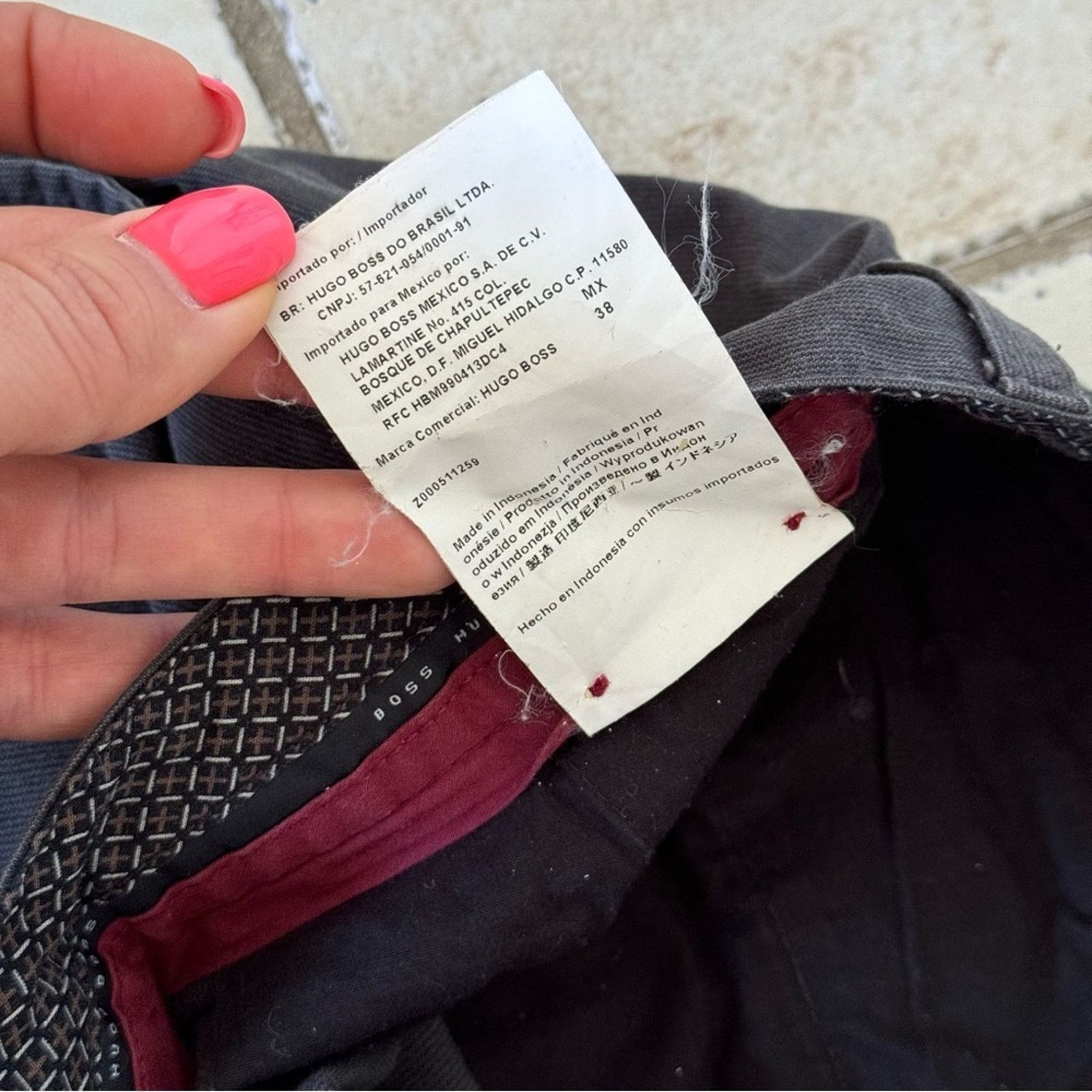 Hugo Boss Hugo Boss Pants, Size 38, Grey Size US 38 / EU 54 - 4 Thumbnail