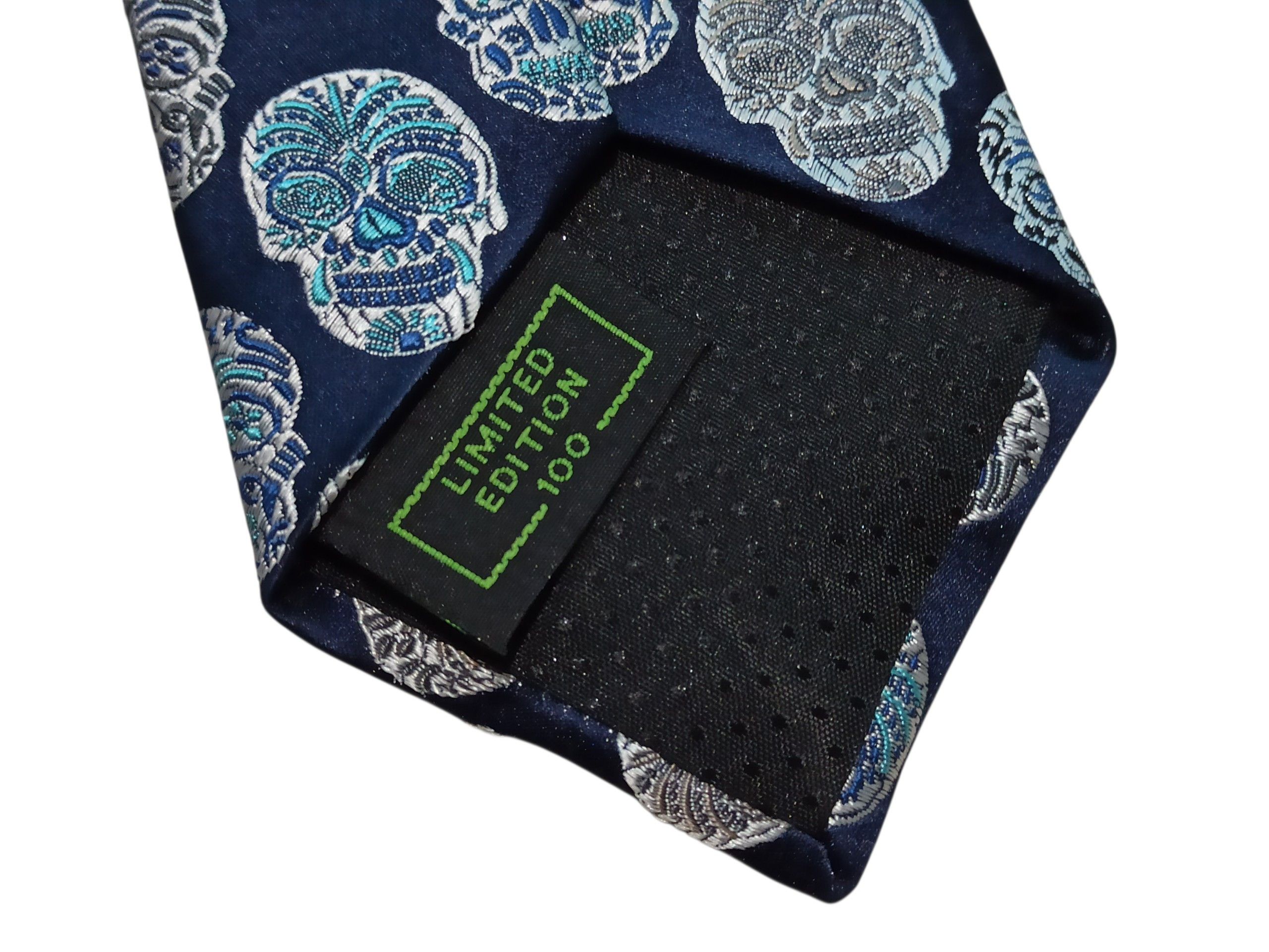 Other Van Buck Platinum Silk Skull Tie Limited Edition 1/100 Size ONE SIZE - 3 Thumbnail