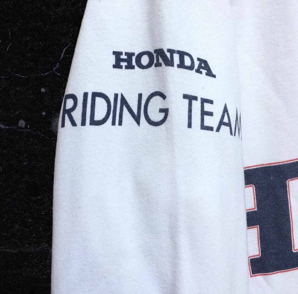 Honda Vintage 90s Honda Racing Riding Team Sweatshirt Size US L / EU 52-54 / 3 - 5 Thumbnail