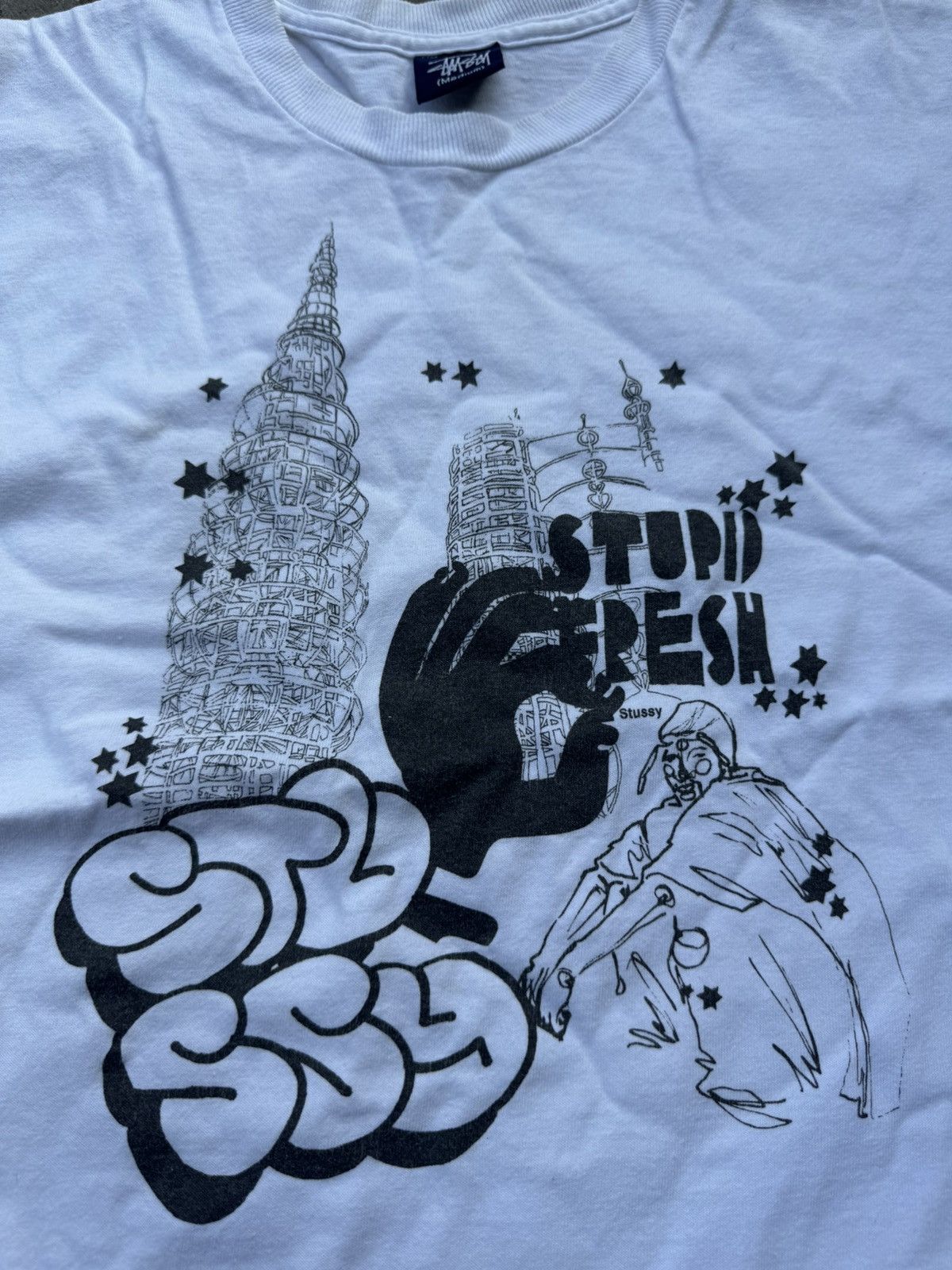 Stussy Stussy T-Shirt Get Stupid Fresh Dance Print Tee Size US M / EU 48-50 / 2 - 3 Thumbnail