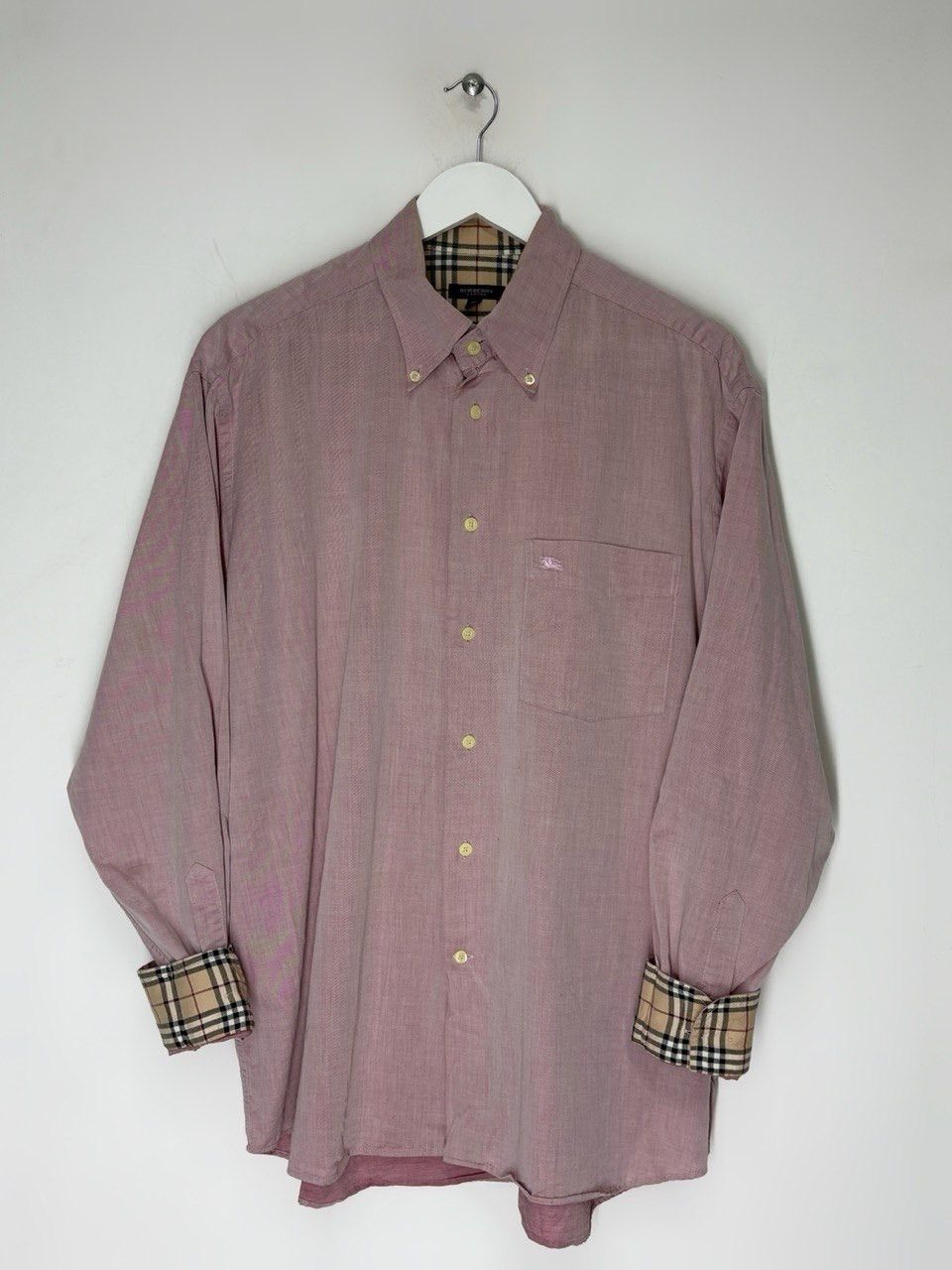 Burberry Burberry Vintage Nova Check Cotton Shirt Long Sleeve Size US XL / EU 56 / 4 - 1 Thumbnail