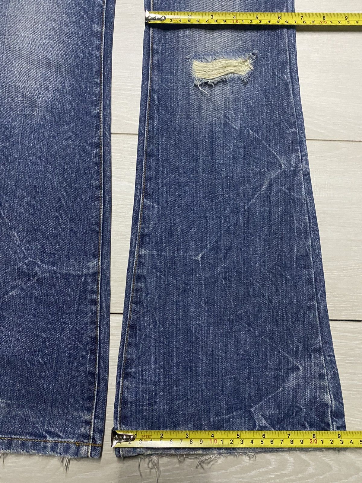 Tornado Mart Woman Layla Jean & Co Studded Y2K Flare Denim Size US 27 - 16 Thumbnail