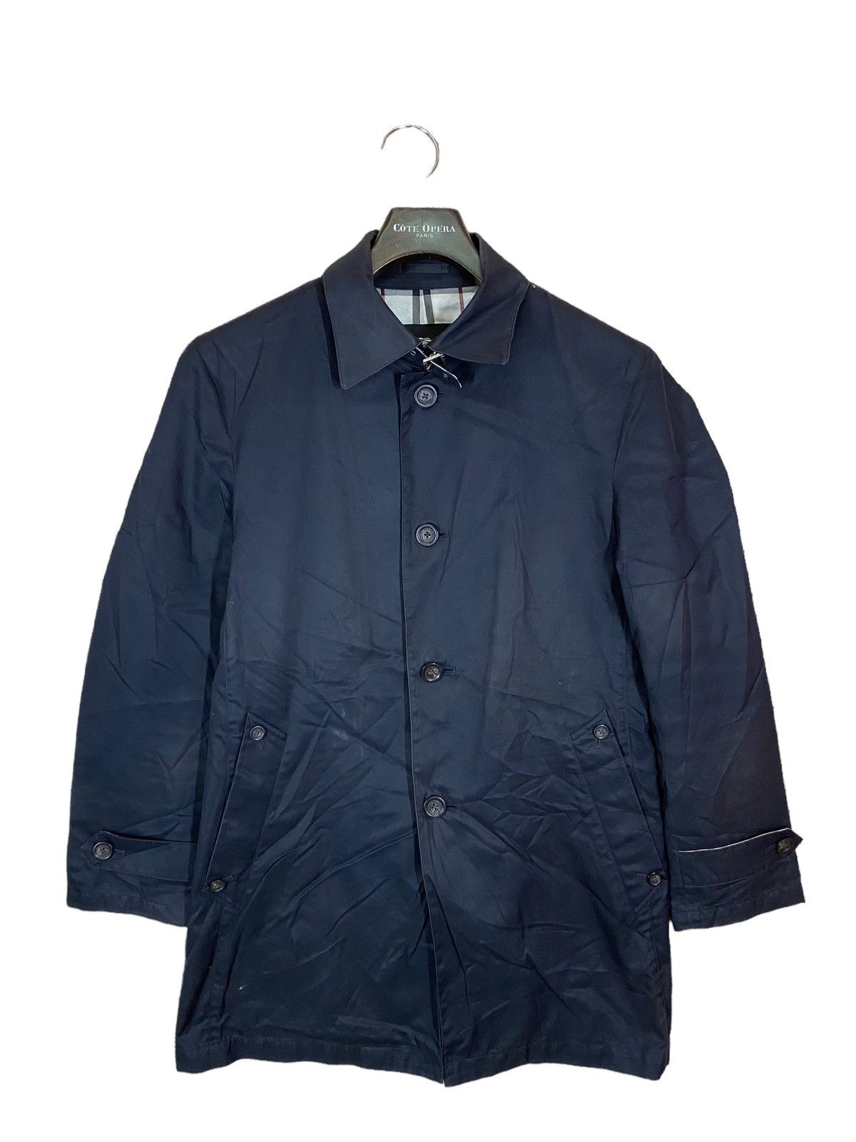 image of Vintage Burberry Black Label Jacket, Men's (Size Medium)