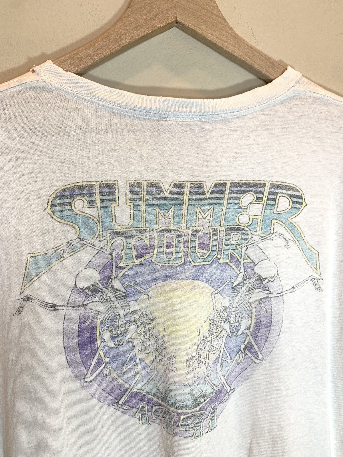 Grateful Dead *RARE* Vintage 1991 Grateful Dead Summer Tour Euro Art Shirt Size US XL / EU 56 / 4 - 4 Thumbnail