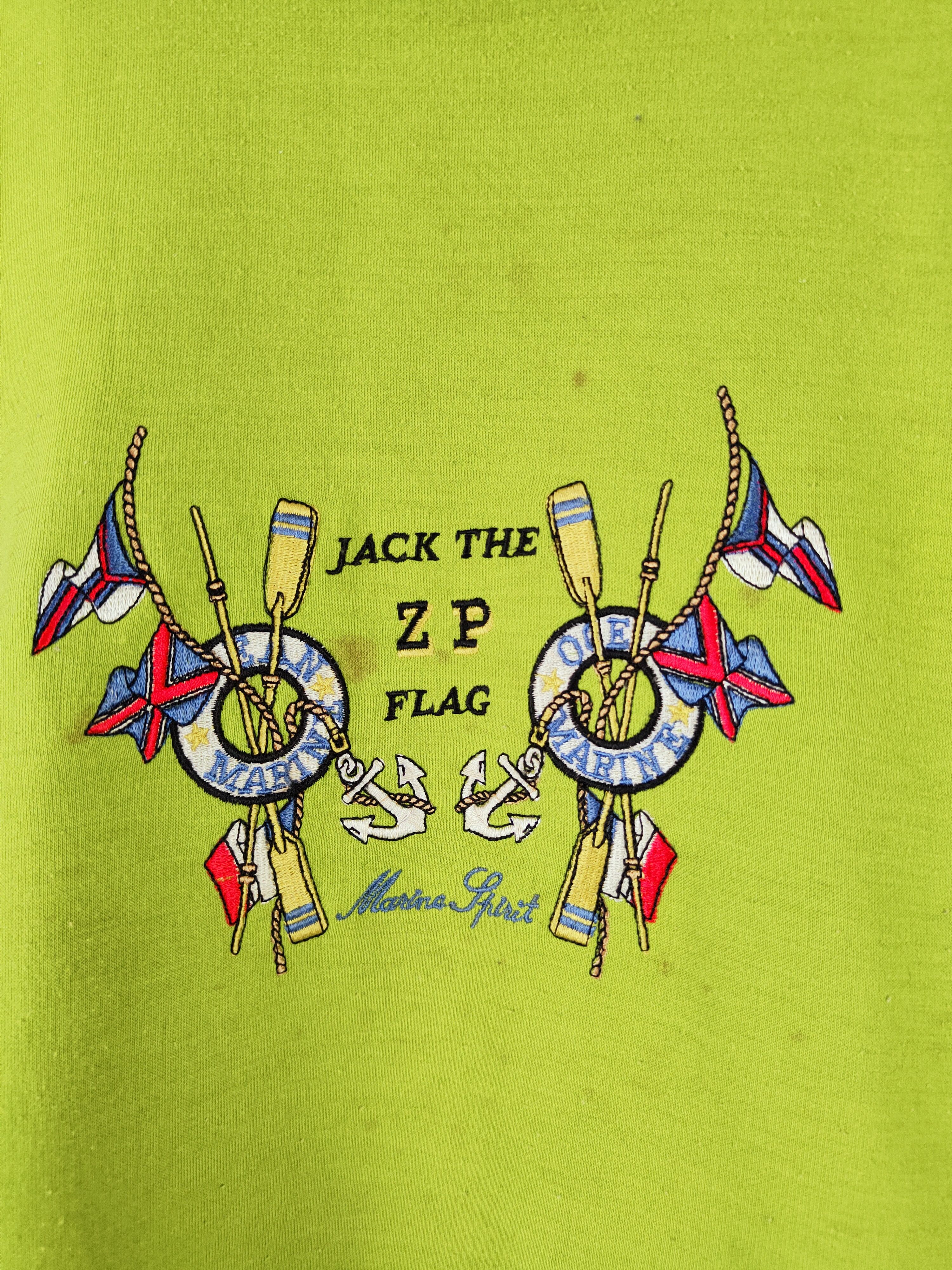 Japanese Brand × Vintage Vintage 💥 Zealzip Light Green Sweatshirts Size US M / EU 48-50 / 2 - 3 Thumbnail