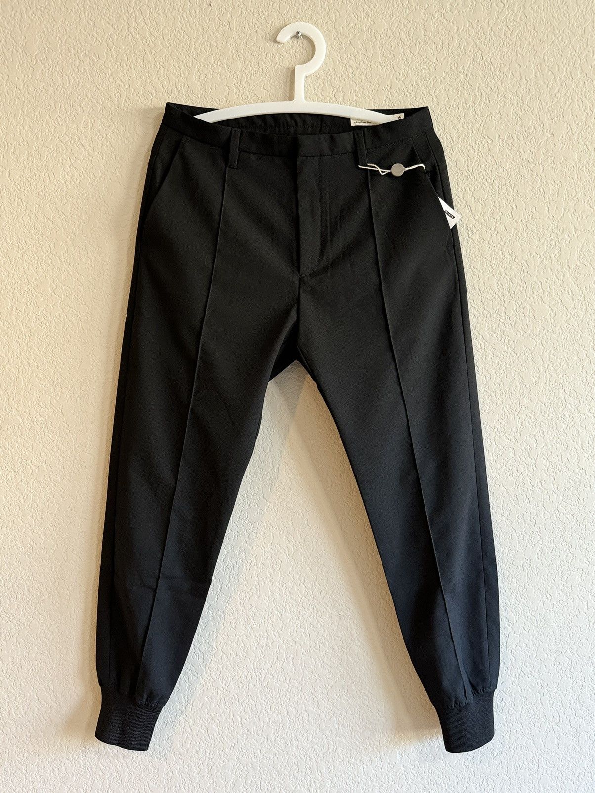 Hope Hope Stockholm New “Krissy Cuff” Trouser Wool Blend Black Size 27" / US 4 / IT 40 - 2 Thumbnail