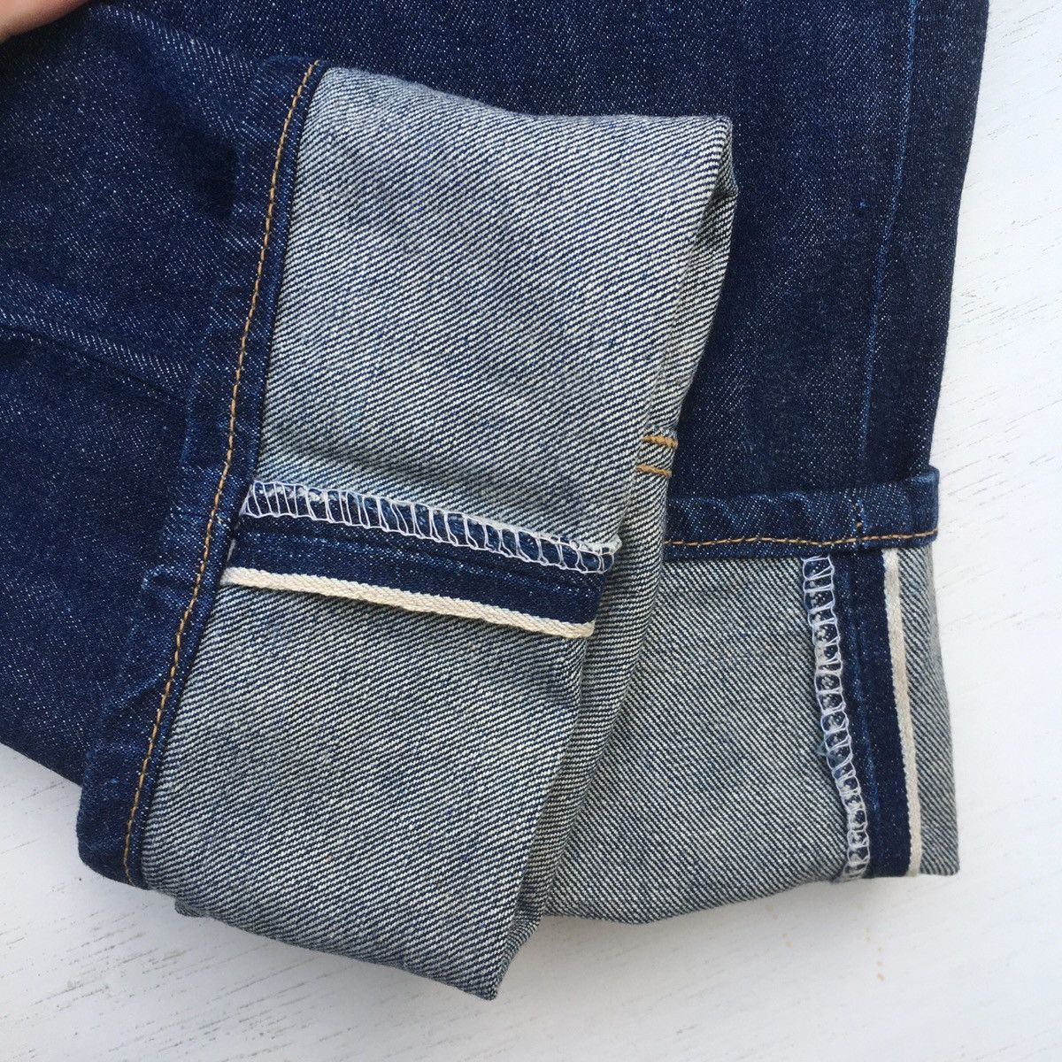 Big John × Vintage 70s VINTAGE BIG JOHN HALF SELVEDGE BUSHPANTS JEANS Size US 28 / EU 44 - 3 Thumbnail