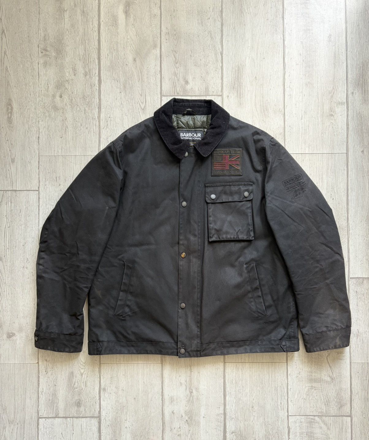 Barbour BARBOUR STEVE MCQUEEN Wax Jacket Size US XXL / EU 58 / 5 - 1 Thumbnail