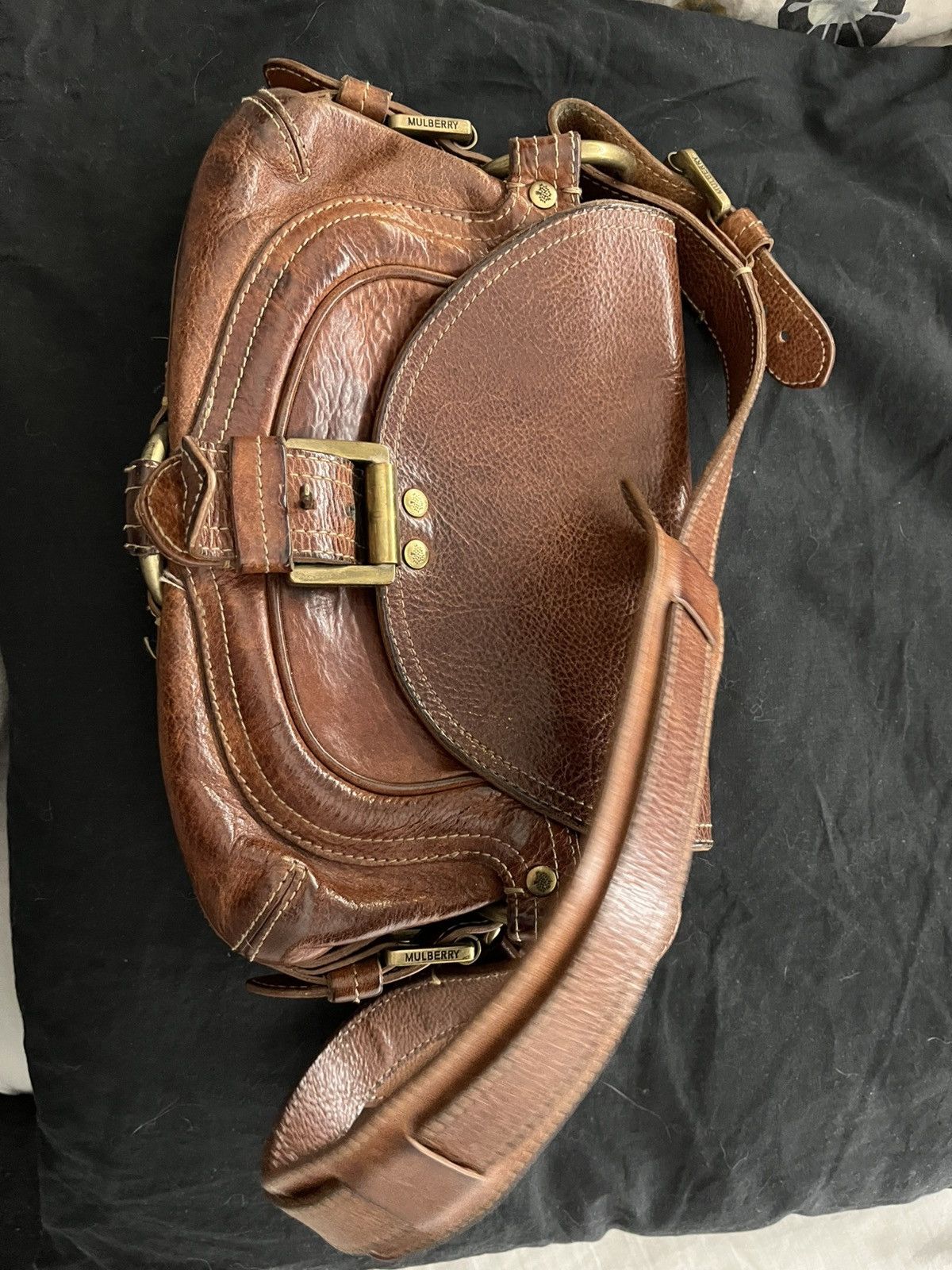 Mulberry Vintage Mulburry leather bag Size ONE SIZE - 9 Thumbnail