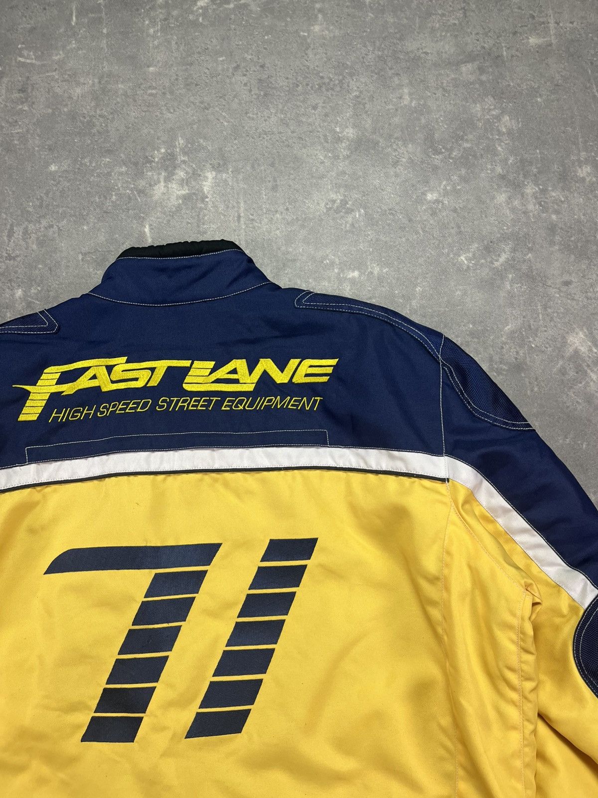 NASCAR Vintage High Speed #71 Fast Lane Nascar Racing Moto Jacket Size US XXL / EU 58 / 5 - 11 Thumbnail