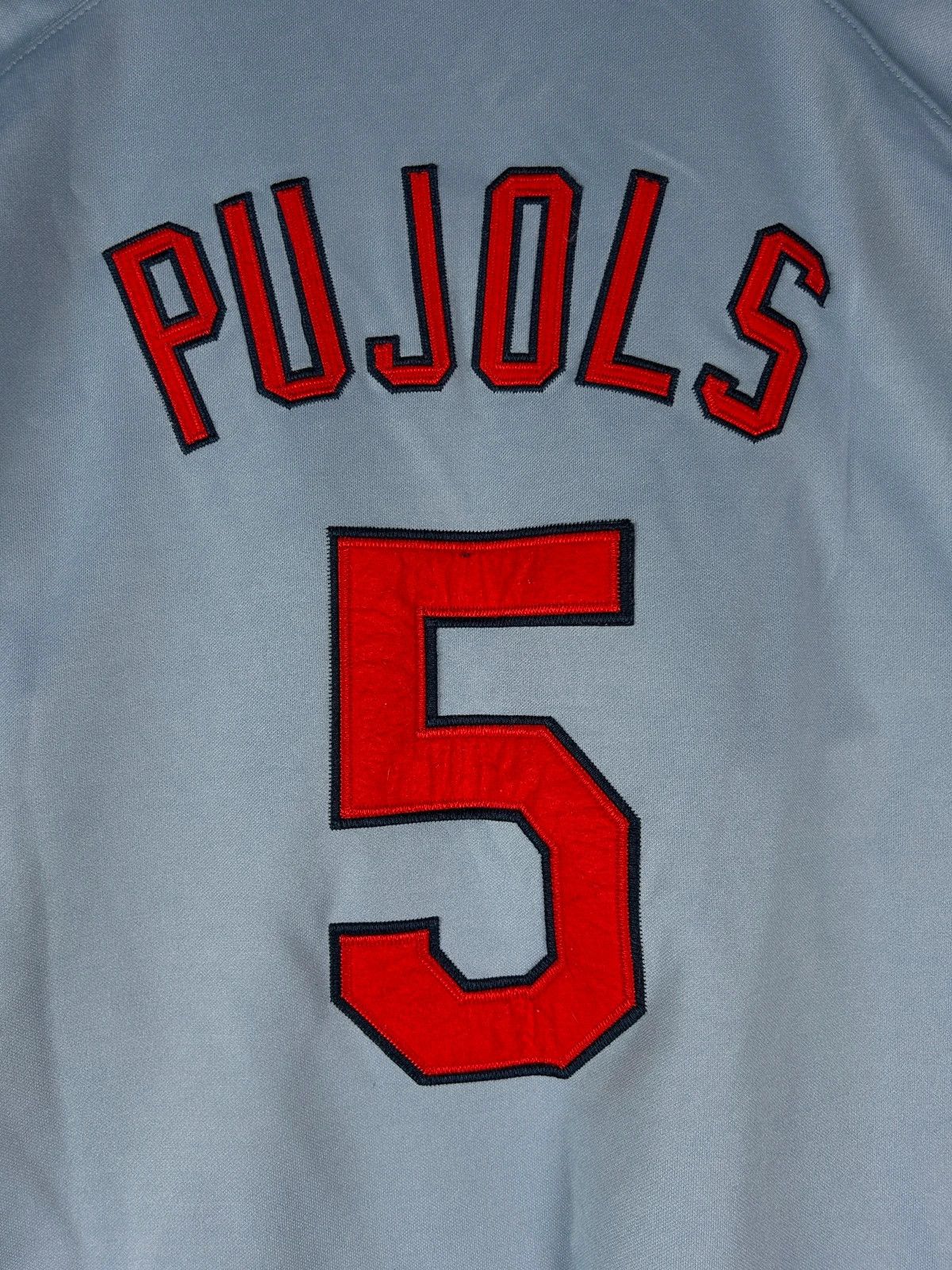 Majestic Cardinals Jersey 5 Pujols niebieska big logo haft Size US XL / EU 56 / 4 - 8 Thumbnail
