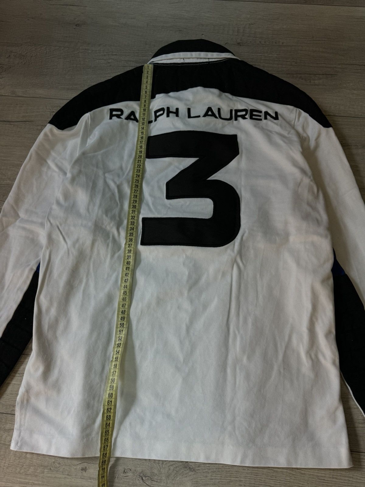 Polo Ralph Lauren Ralph Lauren Long Sleeve Polo USA Spell Out Big Logo Rare Size US M / EU 48-50 / 2 - 11 Thumbnail