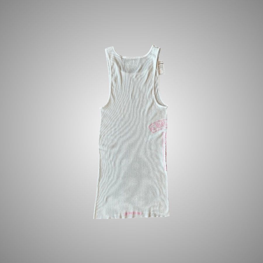 Chrome Hearts CHROME HEARTS WHITE & PINK T-BAR LOGO TANK TOP Size US L / EU 52-54 / 3 - 2 Thumbnail