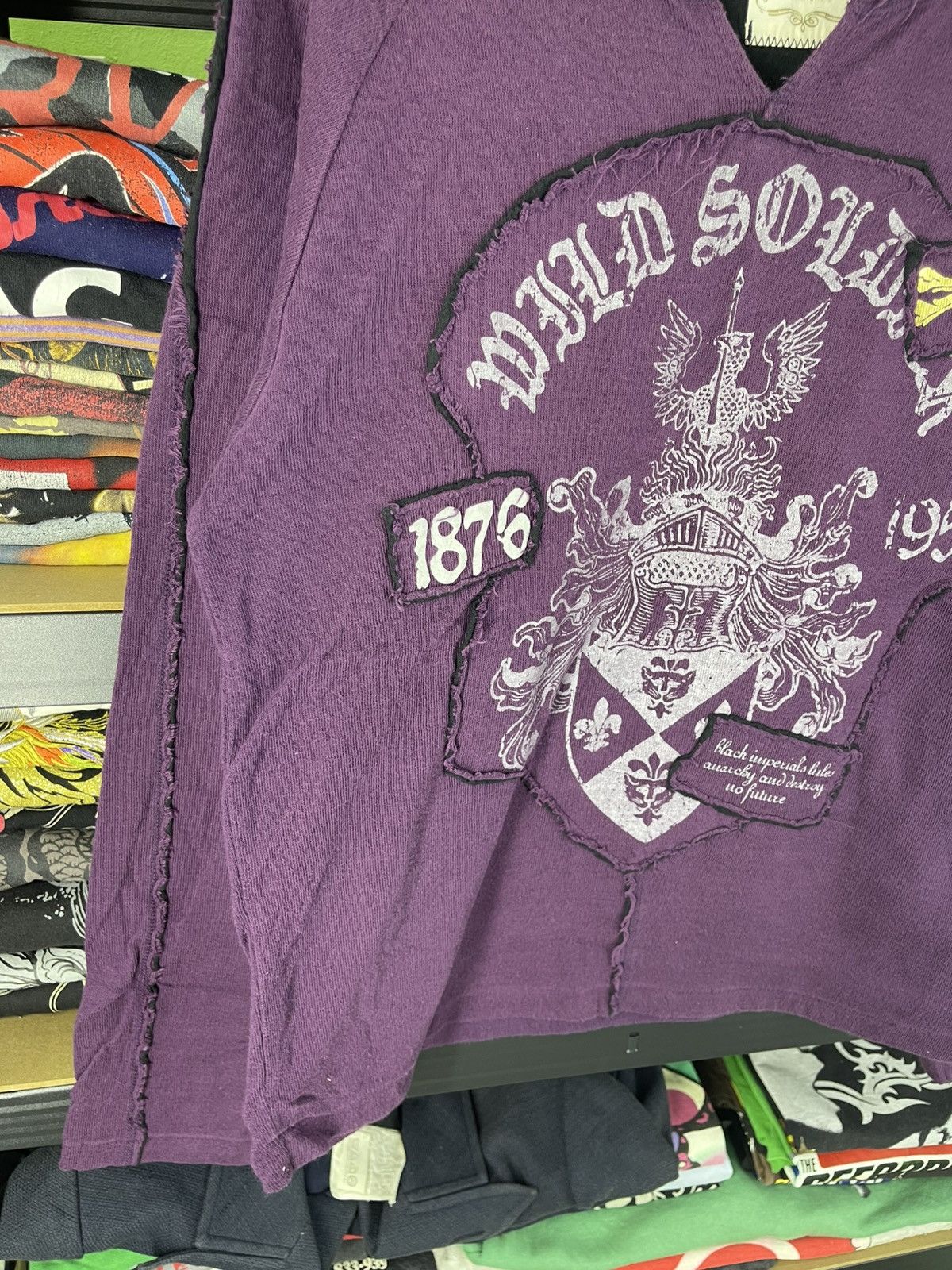 Japanese Brand Vintage Quash Wild Soldiers Punk Design Sweatshirt Size US L / EU 52-54 / 3 - 3 Thumbnail