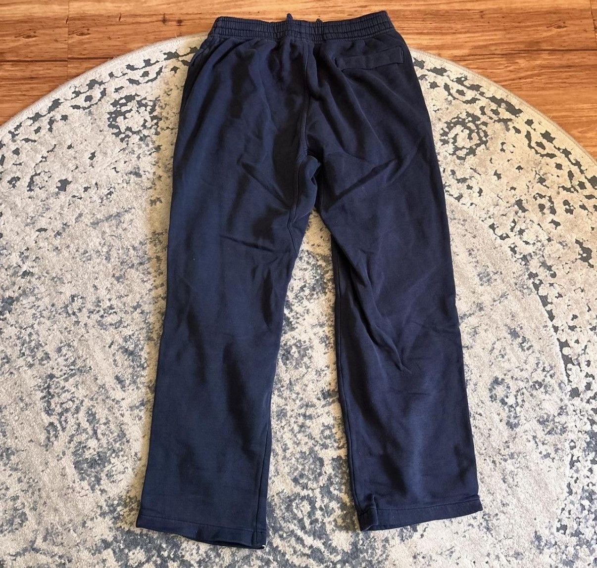 Nike nike small navy blue baggy sweatpants Size US 32 / EU 48 - 2 Thumbnail