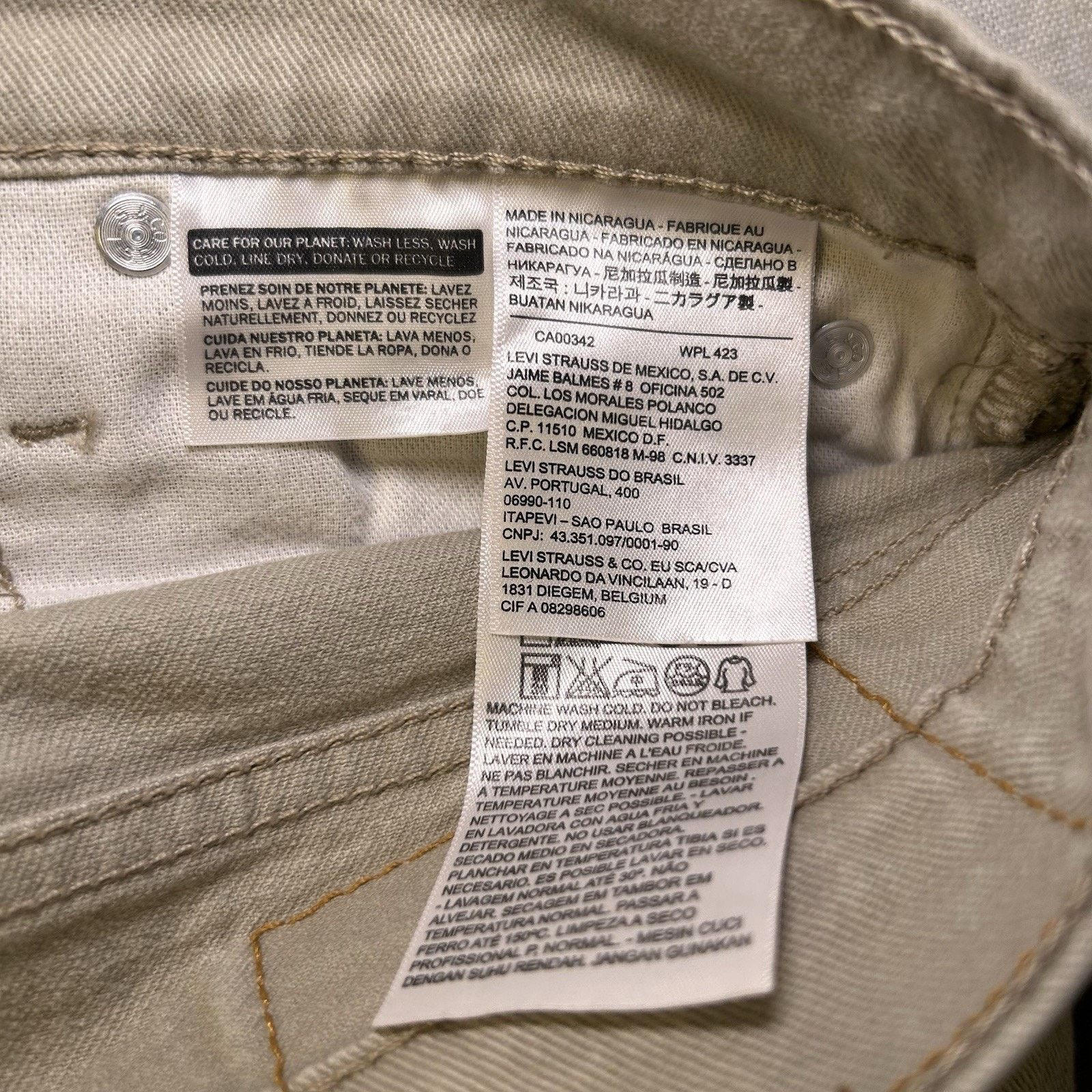 Levi's Levi's 510 Tapered Khaki Jeans Stretch Pants Men's Sz 29x32 Size US 29 - 11 Thumbnail