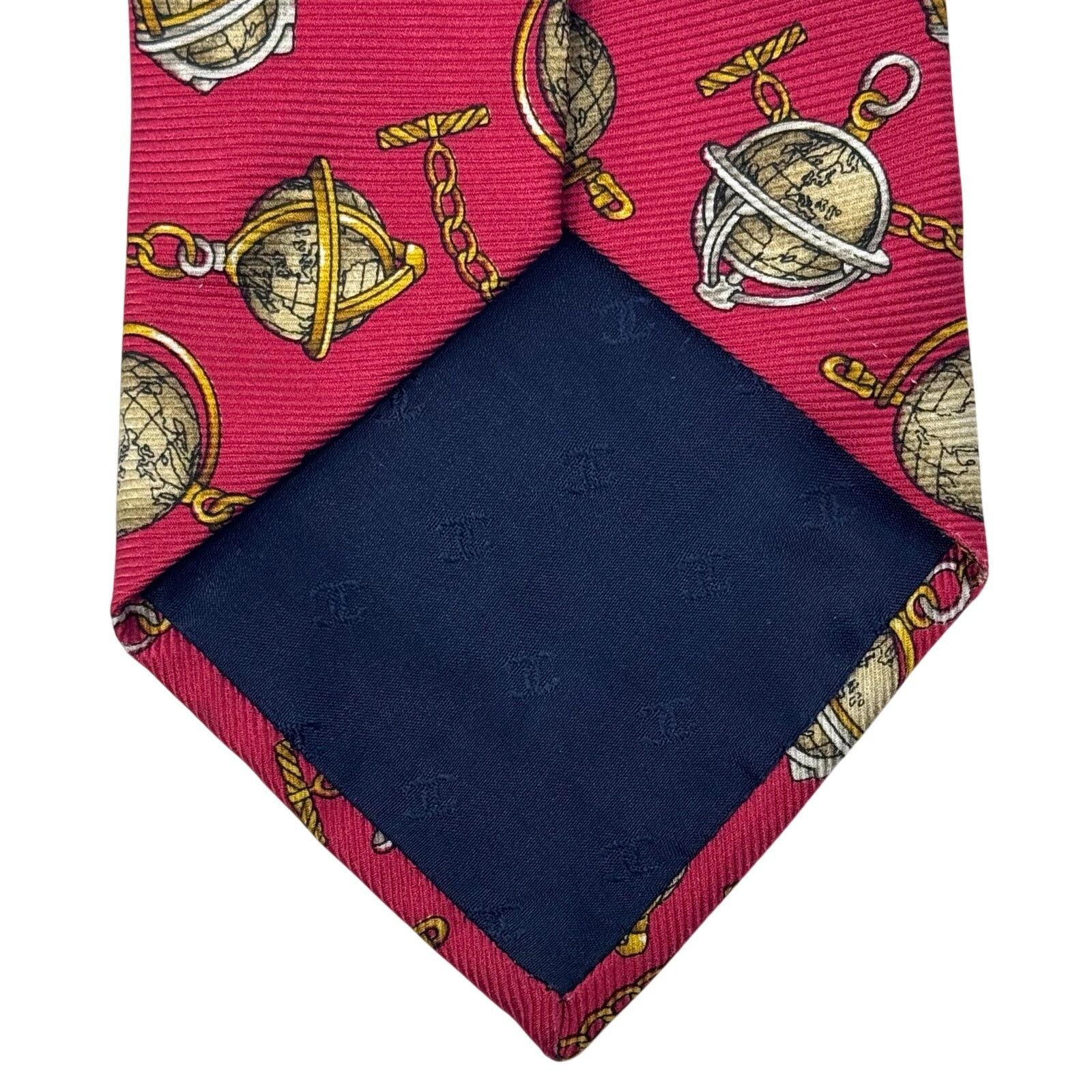 Chanel Chanel Globe Pattern Tie Size ONE SIZE - 8 Thumbnail