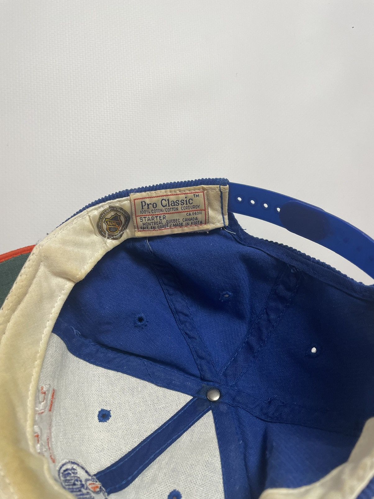 NFL × Vintage 90’s Rare Houston Oilers Corduroy Retro Snapback Size ONE SIZE - 4 Thumbnail
