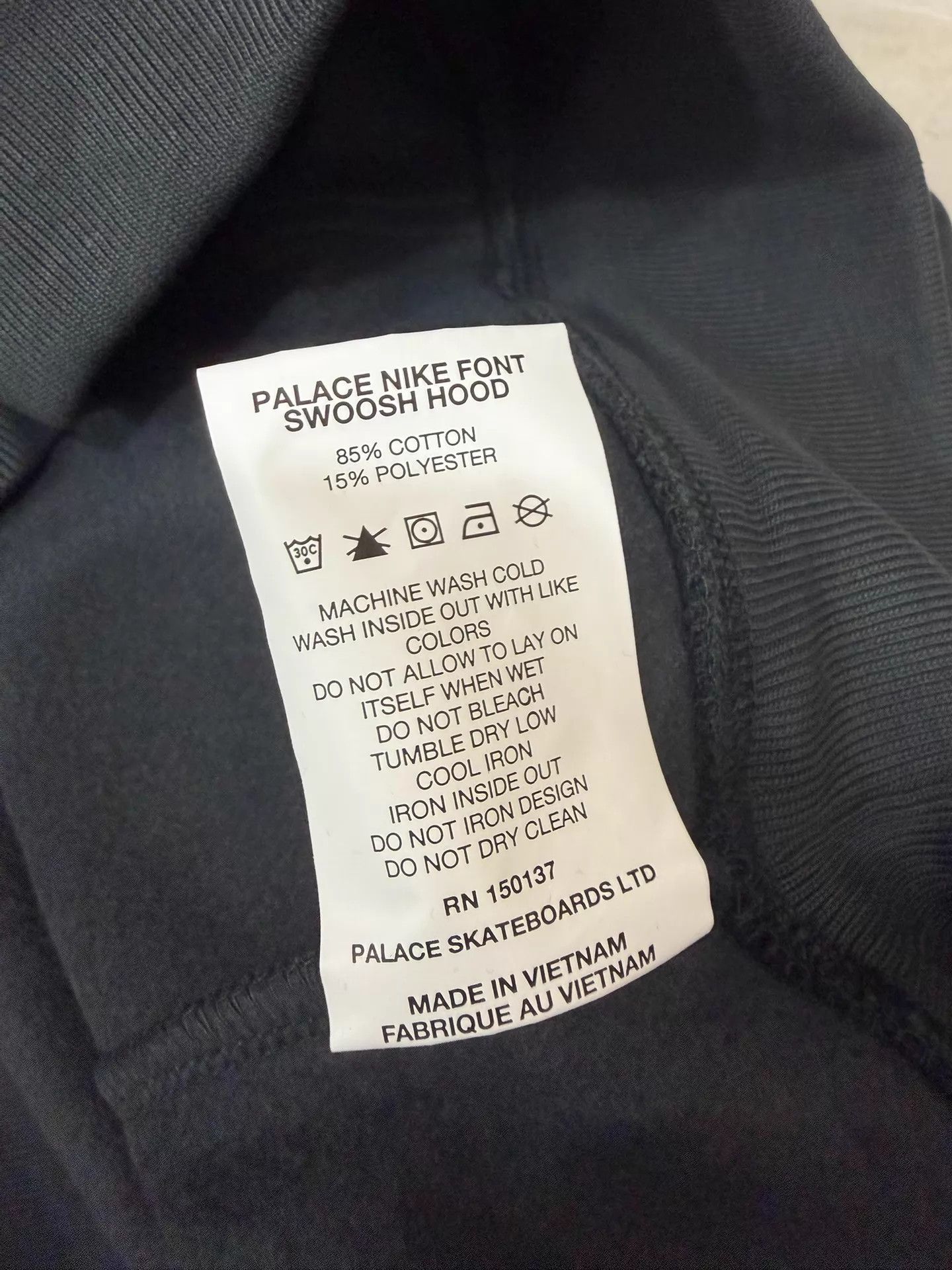 Nike PALACE x Nike SS26DROP10 FONTSWOOSH Hoodie Black L Size US L / EU 52-54 / 3 - 4 Thumbnail