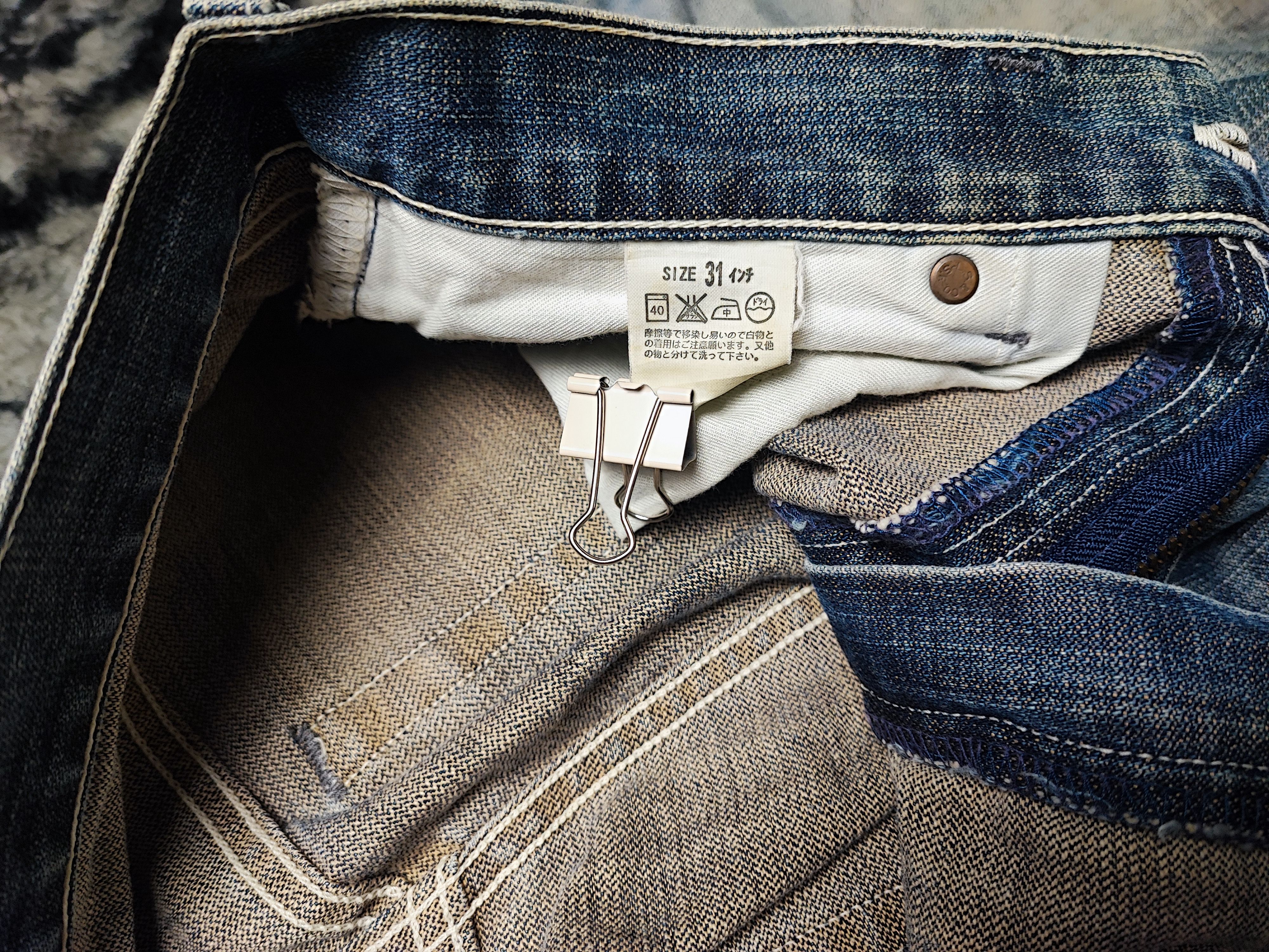 Levi's Vintage Levis 504 Jerky Tag Thrashed ERD Grunge Chrome 30x32 Size US 30 / EU 46 - 5 Thumbnail