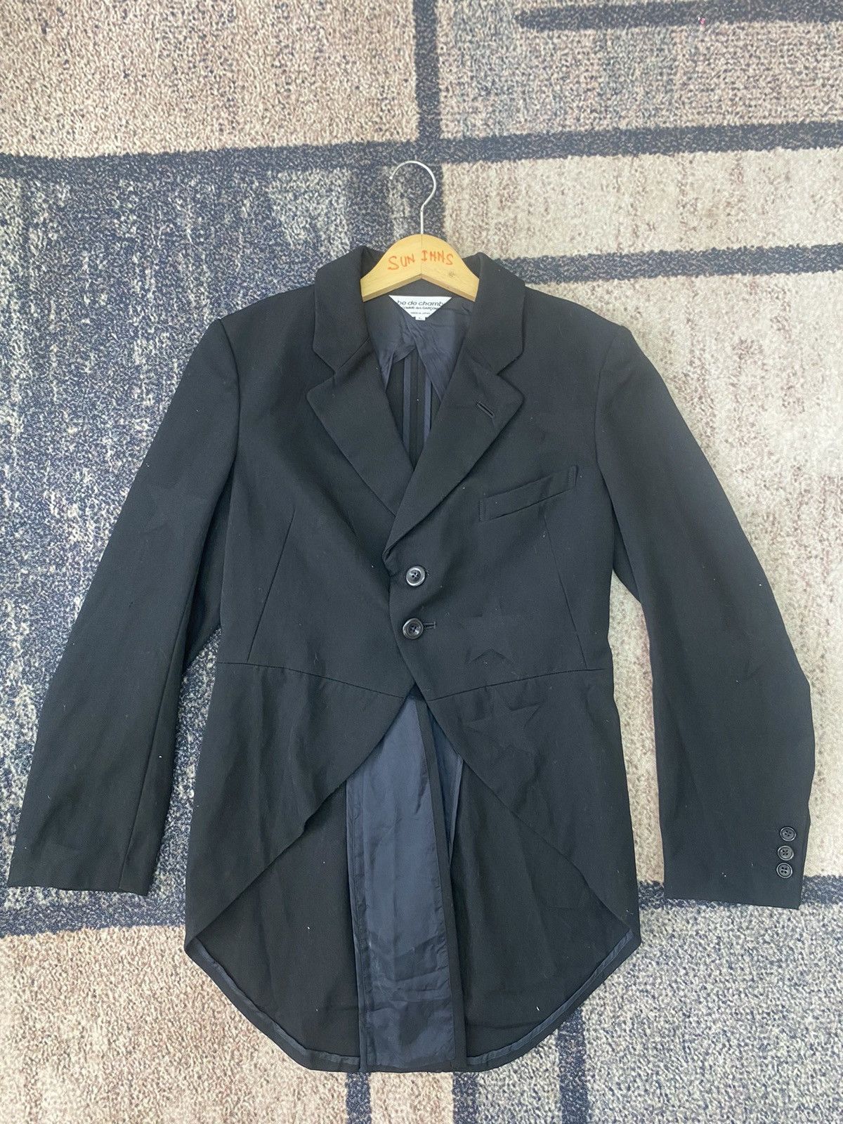 Comme des Garcons AD 2003 COMME DES CARGONS ROBE DE CHAMBRE WOOL JACKET Size US S / EU 44-46 / 1 - 1 Thumbnail