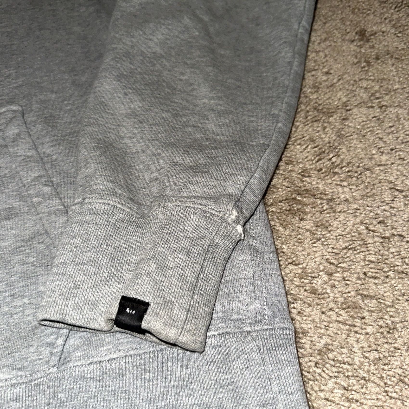 Nike VINTAGE Nike Hoodie Mens Medium Full Zip Sportswear Skater Grunge Gray Y2K Size US M / EU 48-50 / 2 - 2 Thumbnail