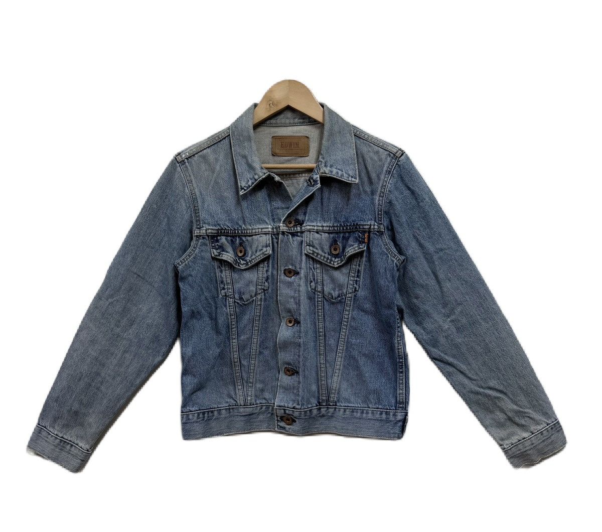 Edwin Vintage Edwin Selvedge Denim Jacket Trucker Size US S / EU 44-46 / 1 - 2 Thumbnail