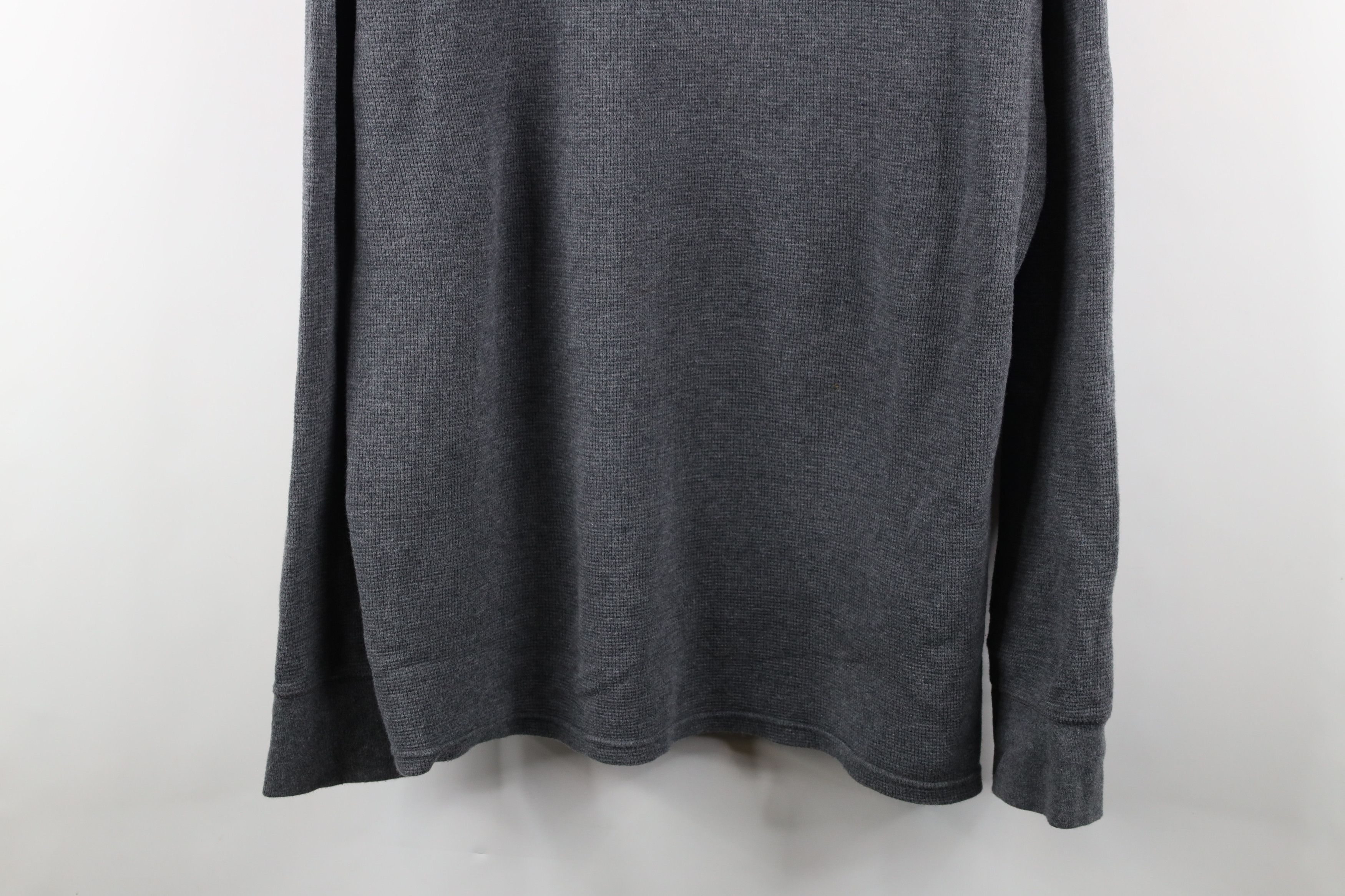 Ralph Lauren Vintage Ralph Lauren Waffle Knit Long Sleeve T-Shirt Gray Size US XXL / EU 58 / 5 - 3 Thumbnail