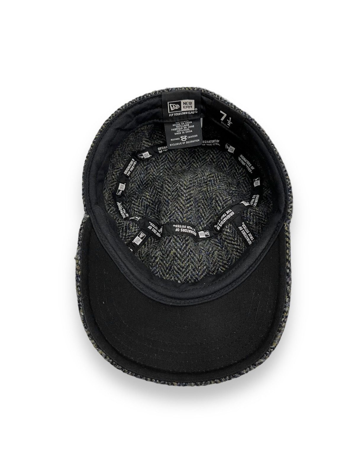 Harris Tweed 🔥VERY RARE🔥HARRIS TWEED x NEW ERA Tweed Wool Military Hat Size ONE SIZE - 12 Thumbnail