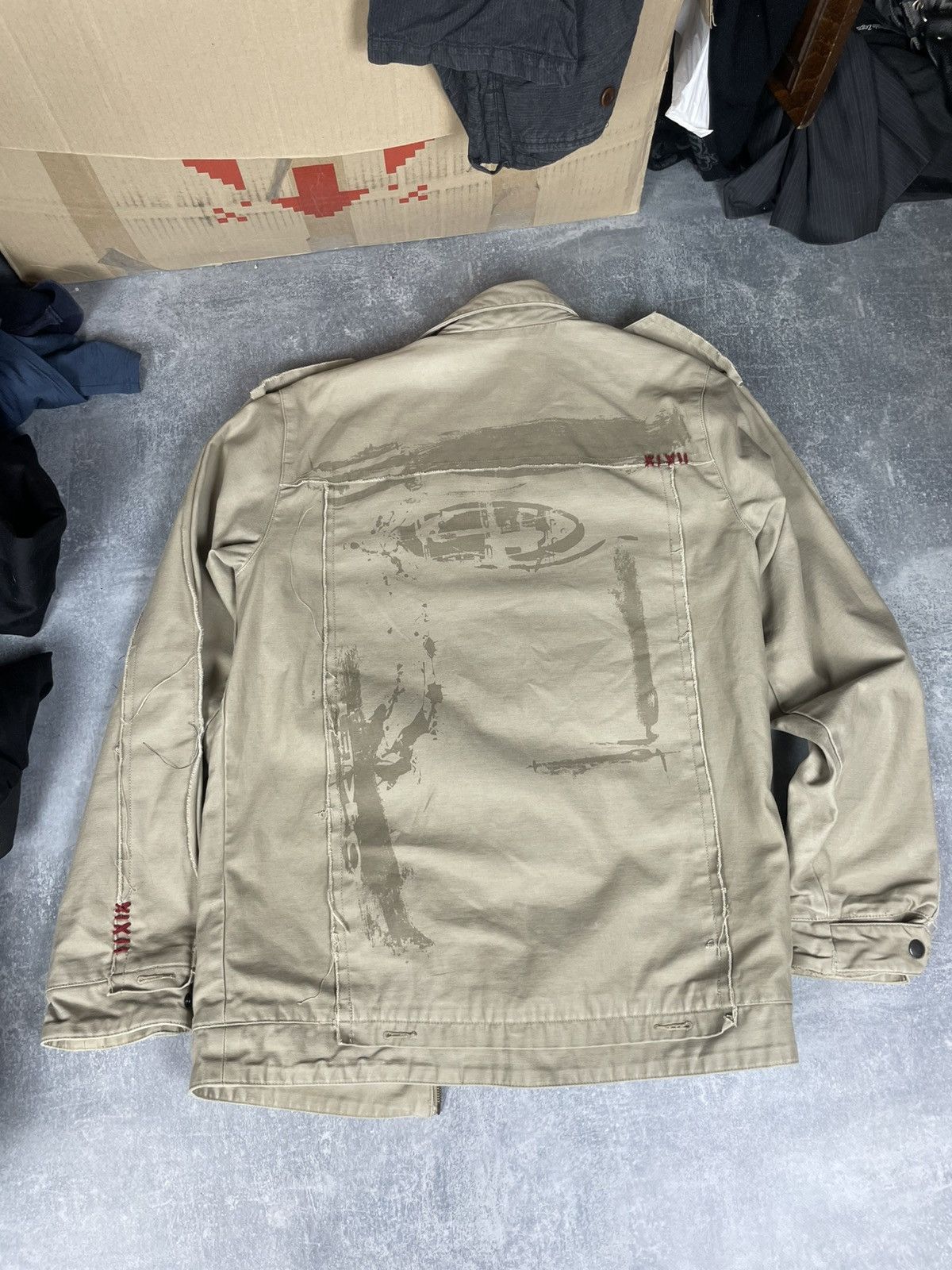Oakley Vintage Oakley Military big logo light coat / jacket Size US S / EU 44-46 / 1 - 2 Thumbnail