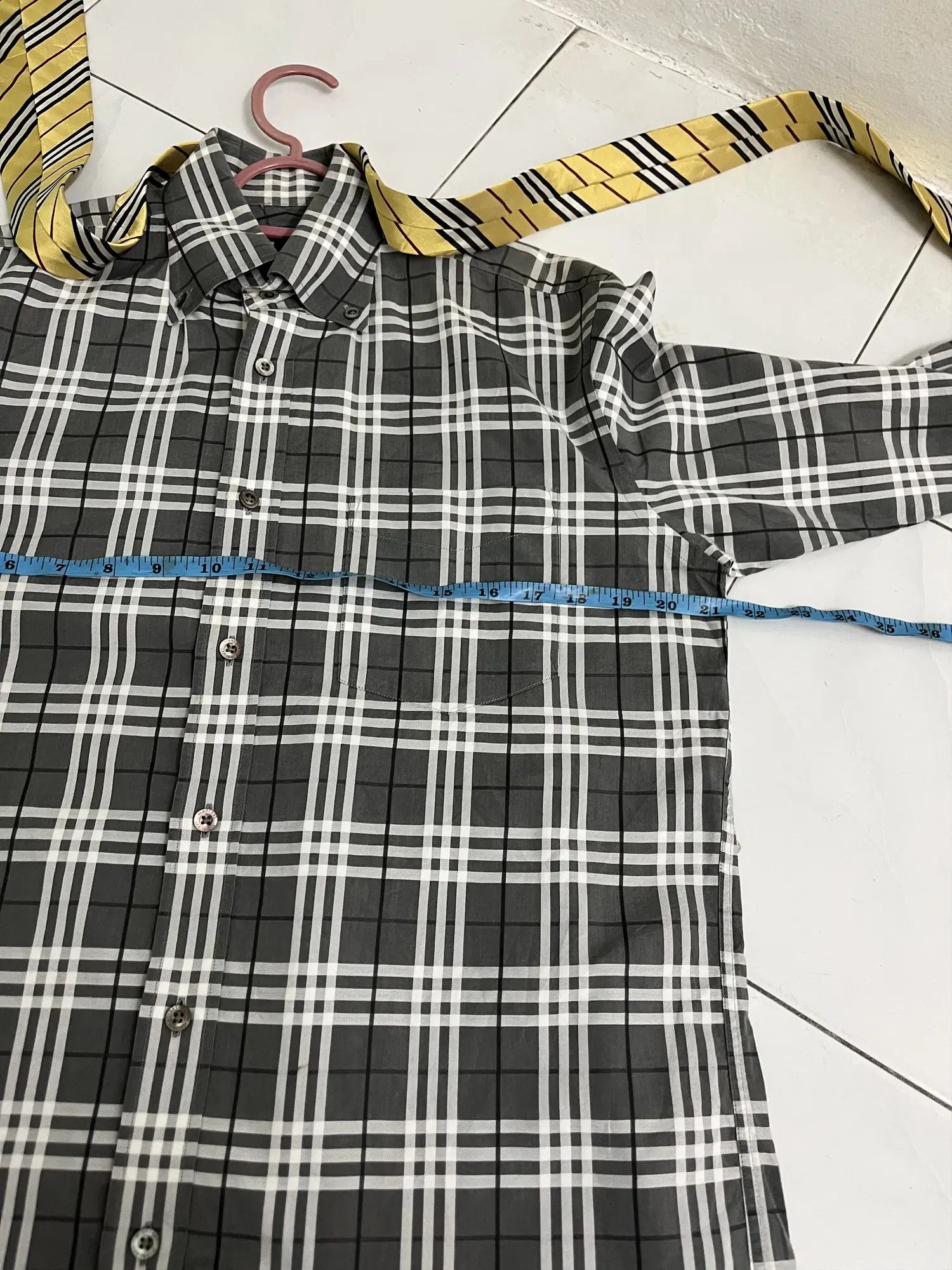 Burberry Burberry Grey Nova Shirts Size US M / EU 48-50 / 2 - 6 Thumbnail