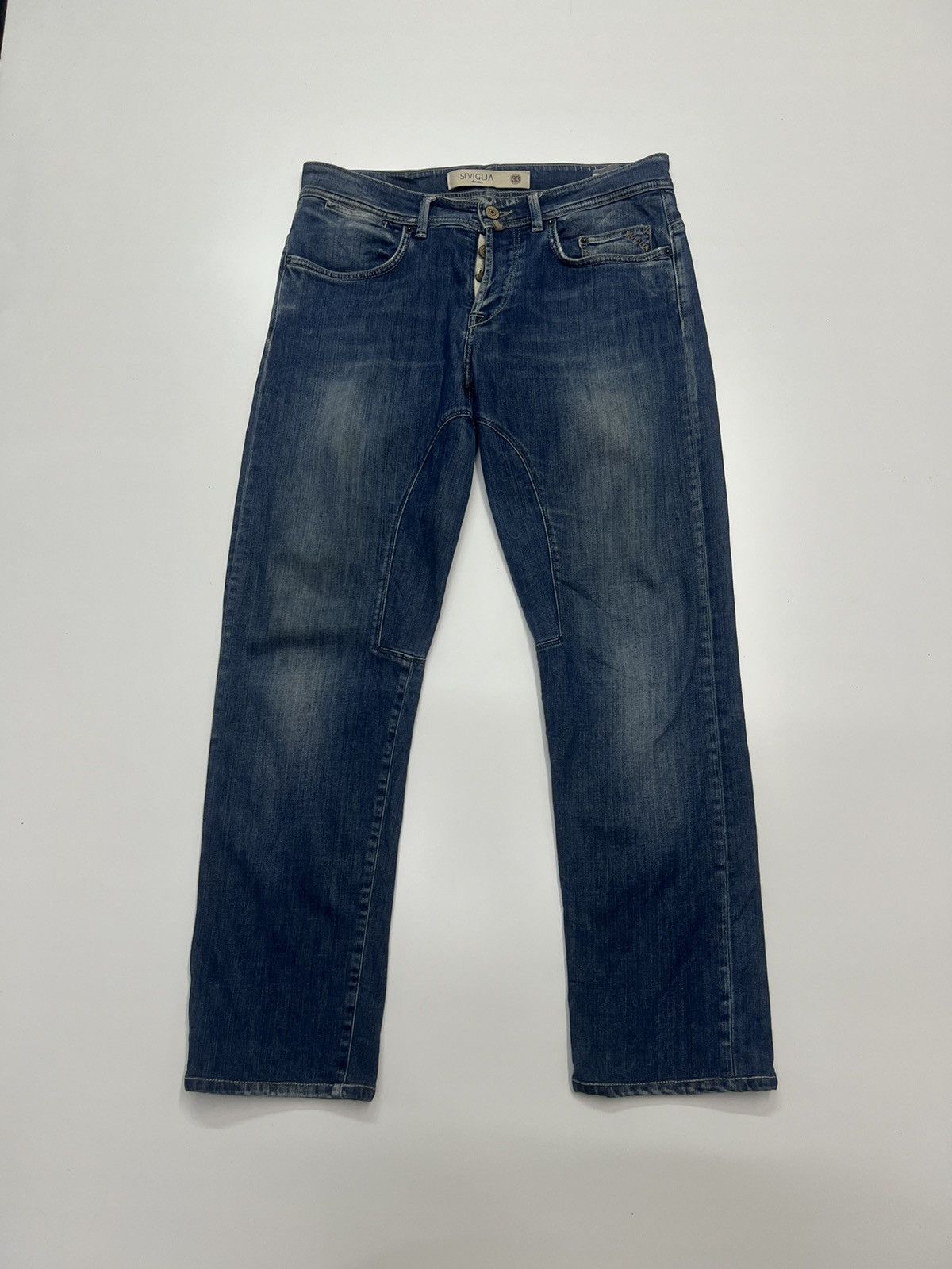 Siviglia Siviglia Denim Jeans Distress Made In Italy Size 34" Size US 34 / EU 50 - 1 Thumbnail