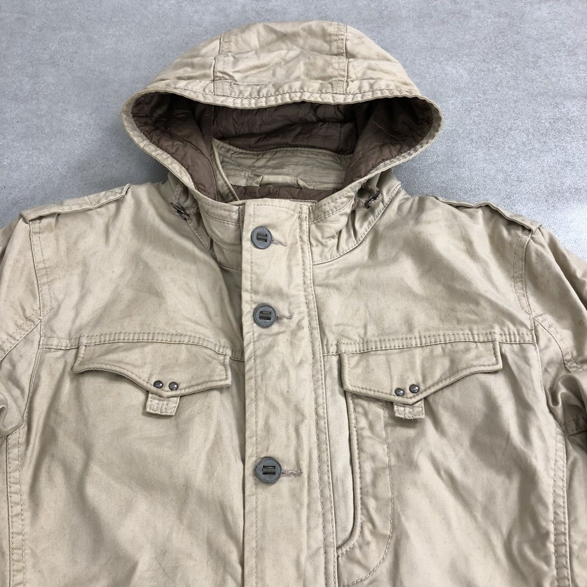 If Six Was Nine × Japanese Brand × Nicole Club 2000s Nicole Club For Men Studed Bondage Parka Bono Jacket Size US L / EU 52-54 / 3 - 4 Thumbnail