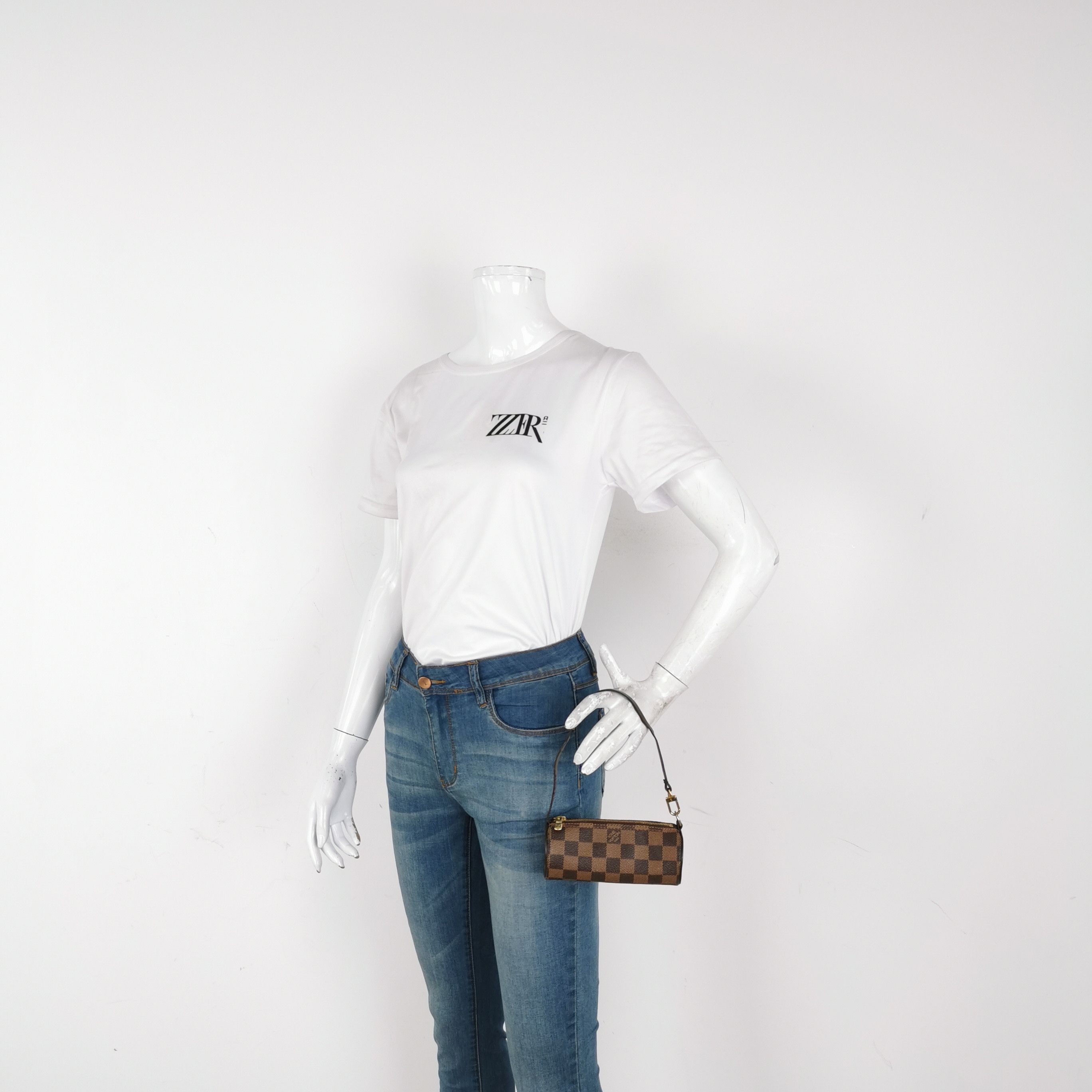 Louis Vuitton Louis Vuitton (LV) Papillon Mini Checkerboard Drum Bag -y25 Size ONE SIZE - 2 Thumbnail