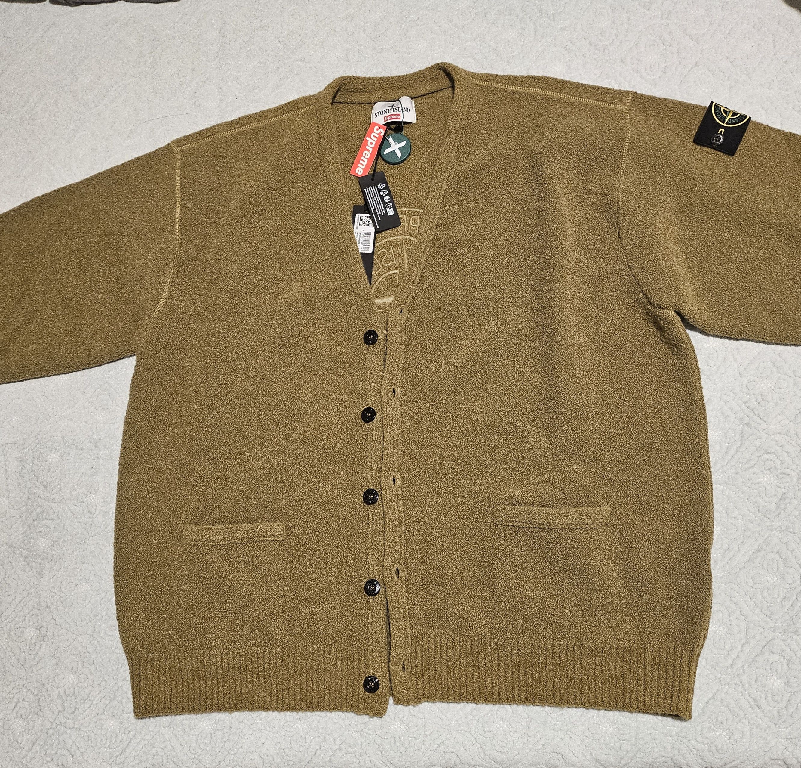 超目玉価格 Supreme / Stone Island Bouclé Cardigan | www.hexistor.com