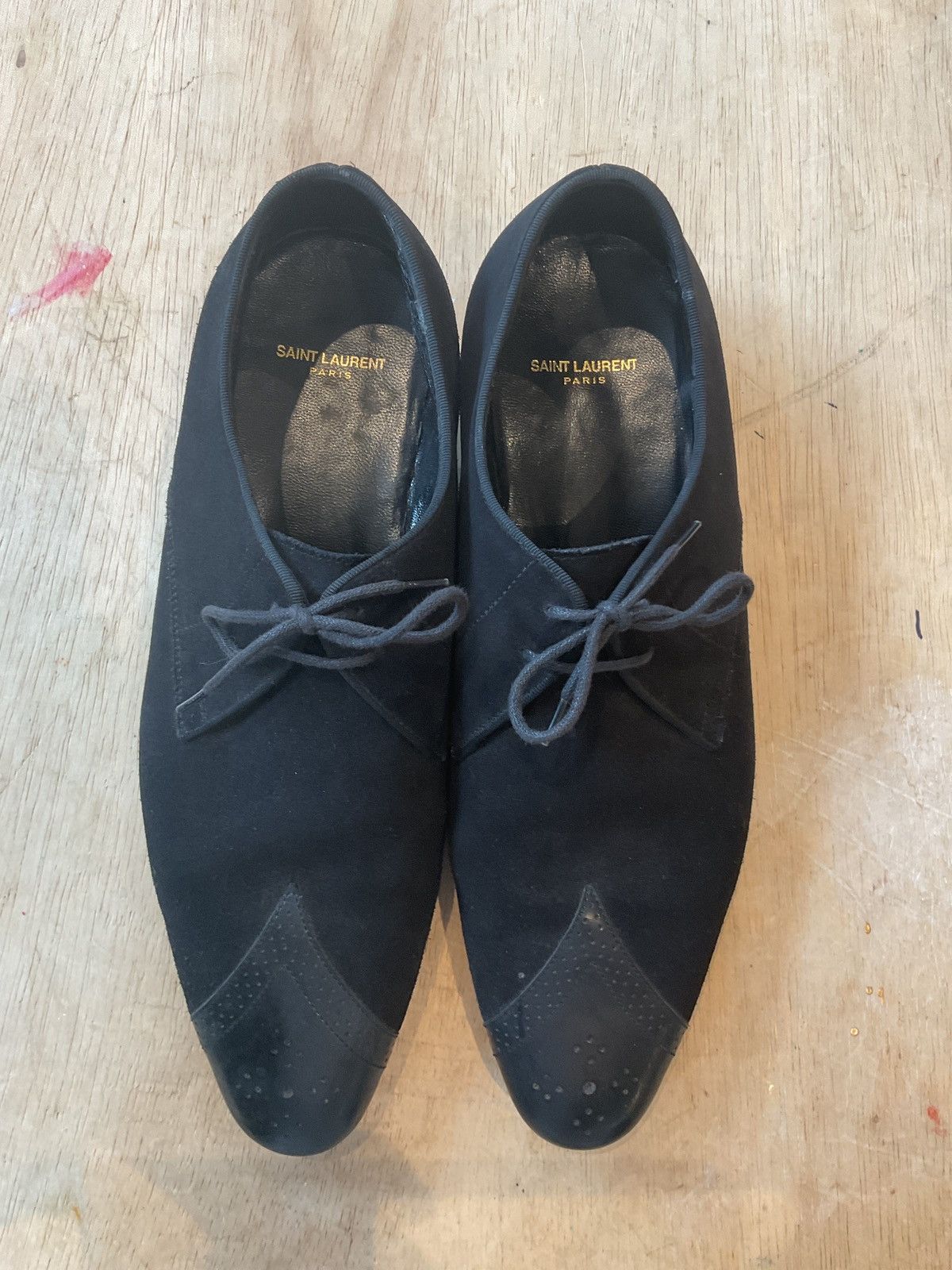 Saint Laurent Paris Saint Laurent Suede/Leather Shoe Size US 7.5 / EU 40-41 - 2 Thumbnail