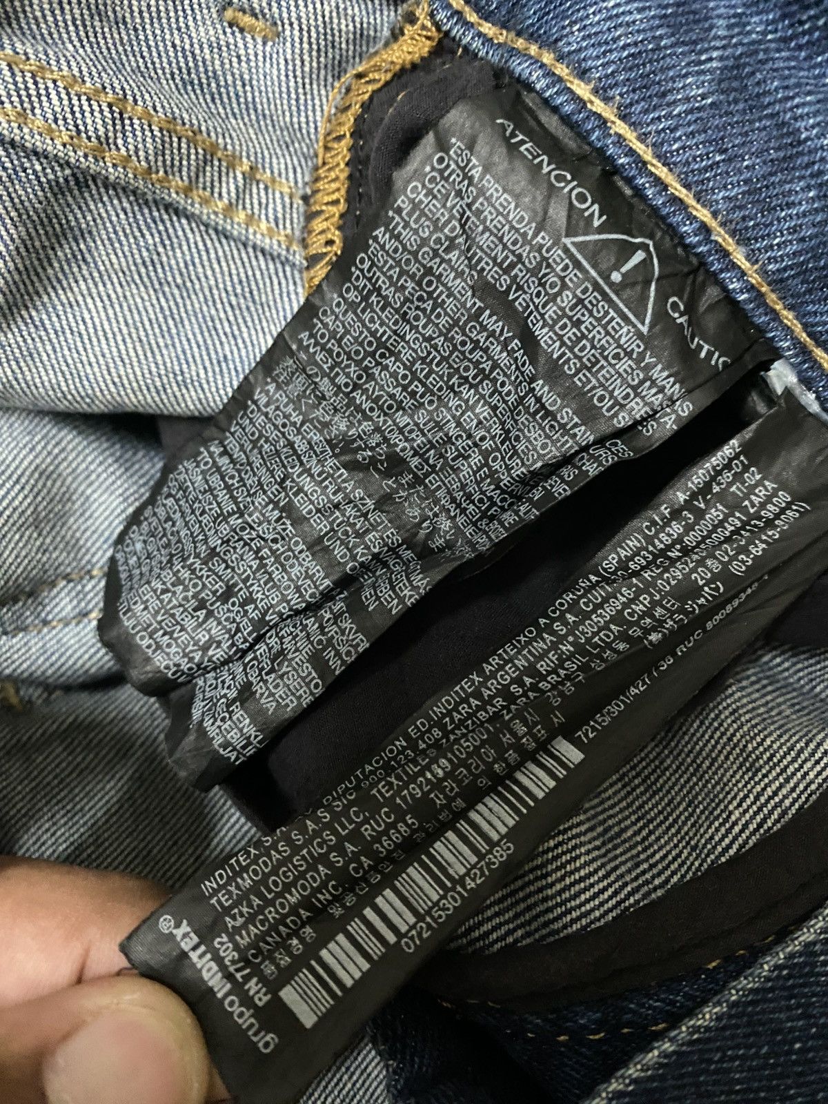 Zara Rare Zara Man Skinny Distressed Denim Size US 30 / EU 46 - 15 Thumbnail