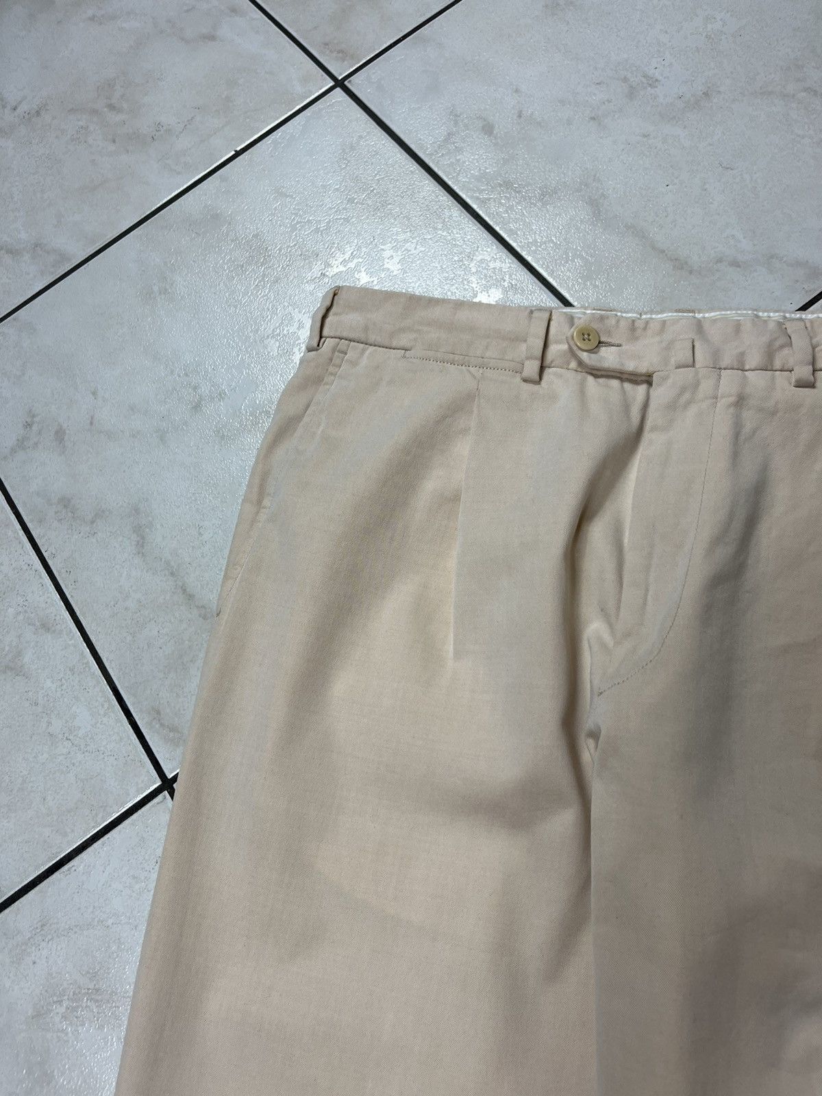 Ermenegildo Zegna Ermenegildo Zegna casual creased pants pleated trousers Size US 34 / EU 50 - 7 Thumbnail
