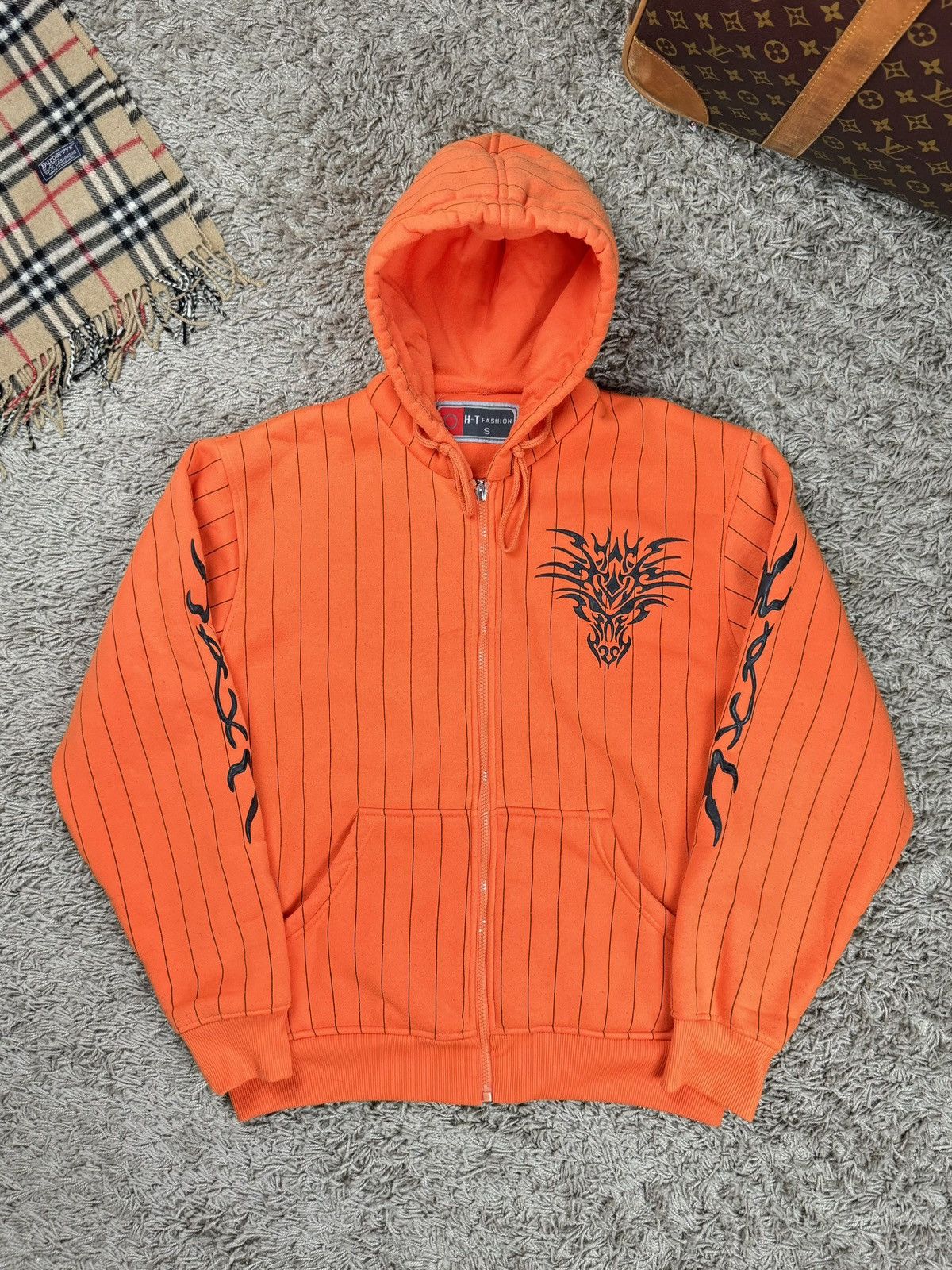 Tribal Streetwear Zip Hoodie Tribal y2k original hiphop casual skate item Size US M / EU 48-50 / 2 - 2 Thumbnail