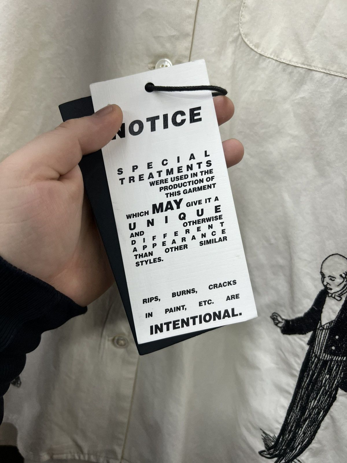 Enfants Riches Deprimes Enfants Riches Deprimes SS24 ROMANCE/DISTRESS SHIRT Size L Size US L / EU 52-54 / 3 - 11 Thumbnail