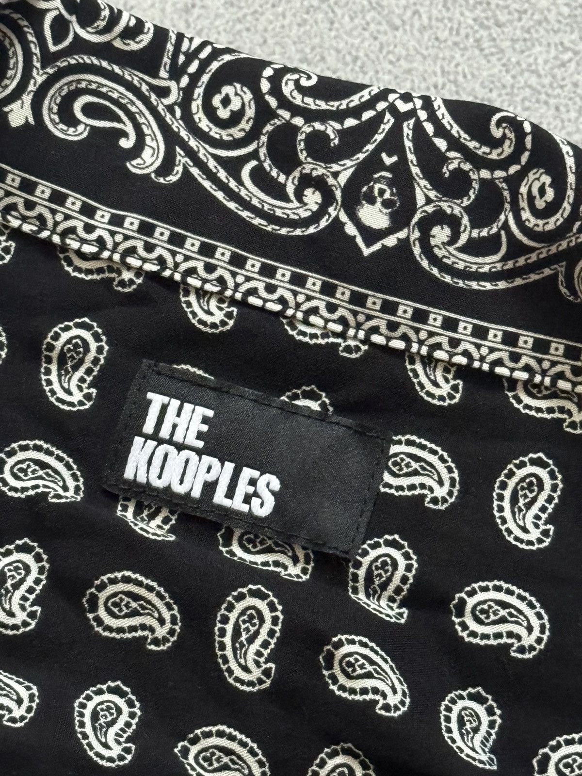 The Kooples × Vintage The kooples L HCCC28014K all printed Bandana shirt polo tee Size US L / EU 52-54 / 3 - 8 Thumbnail