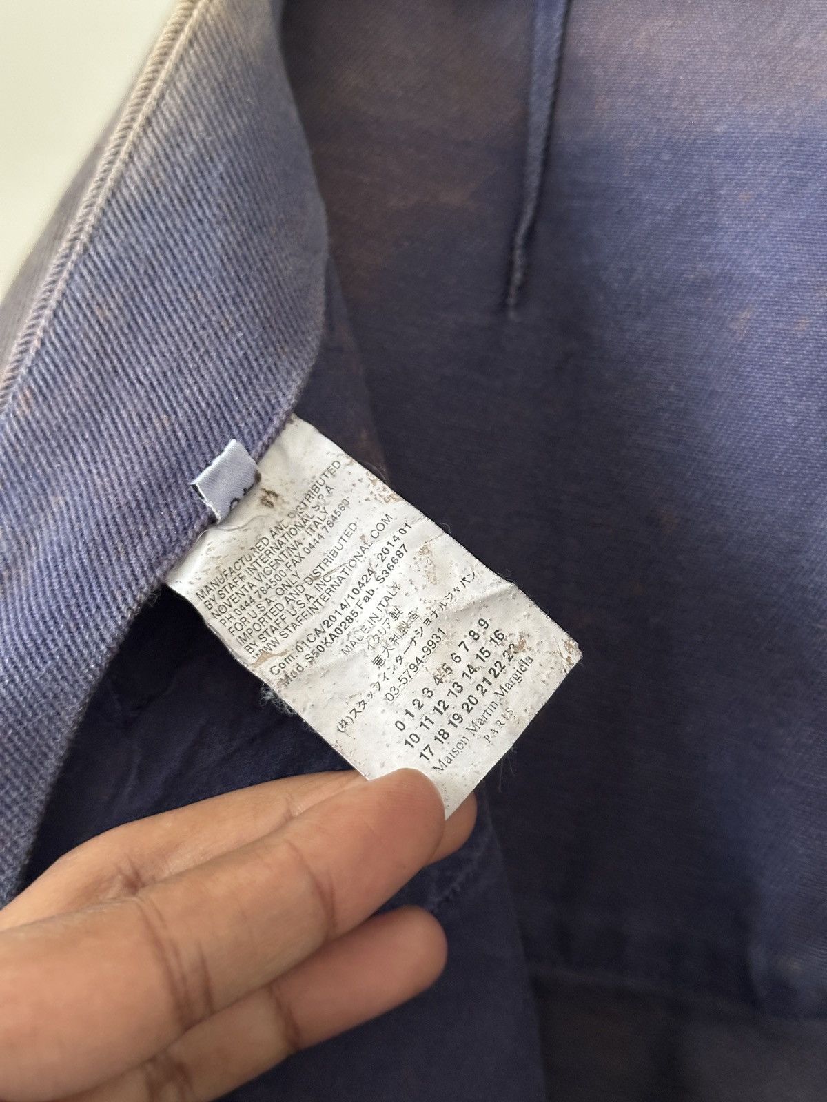 Maison Margiela SS2014 Maison Margiela Blue Sun Faded Pant Size US 32 / EU 48 - 15 Thumbnail