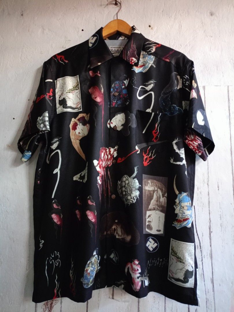 Wacko Maria Wacko Maria Japanese Ghost Hawaian Shirt Black Size US L / EU 52-54 / 3 - 1 Thumbnail