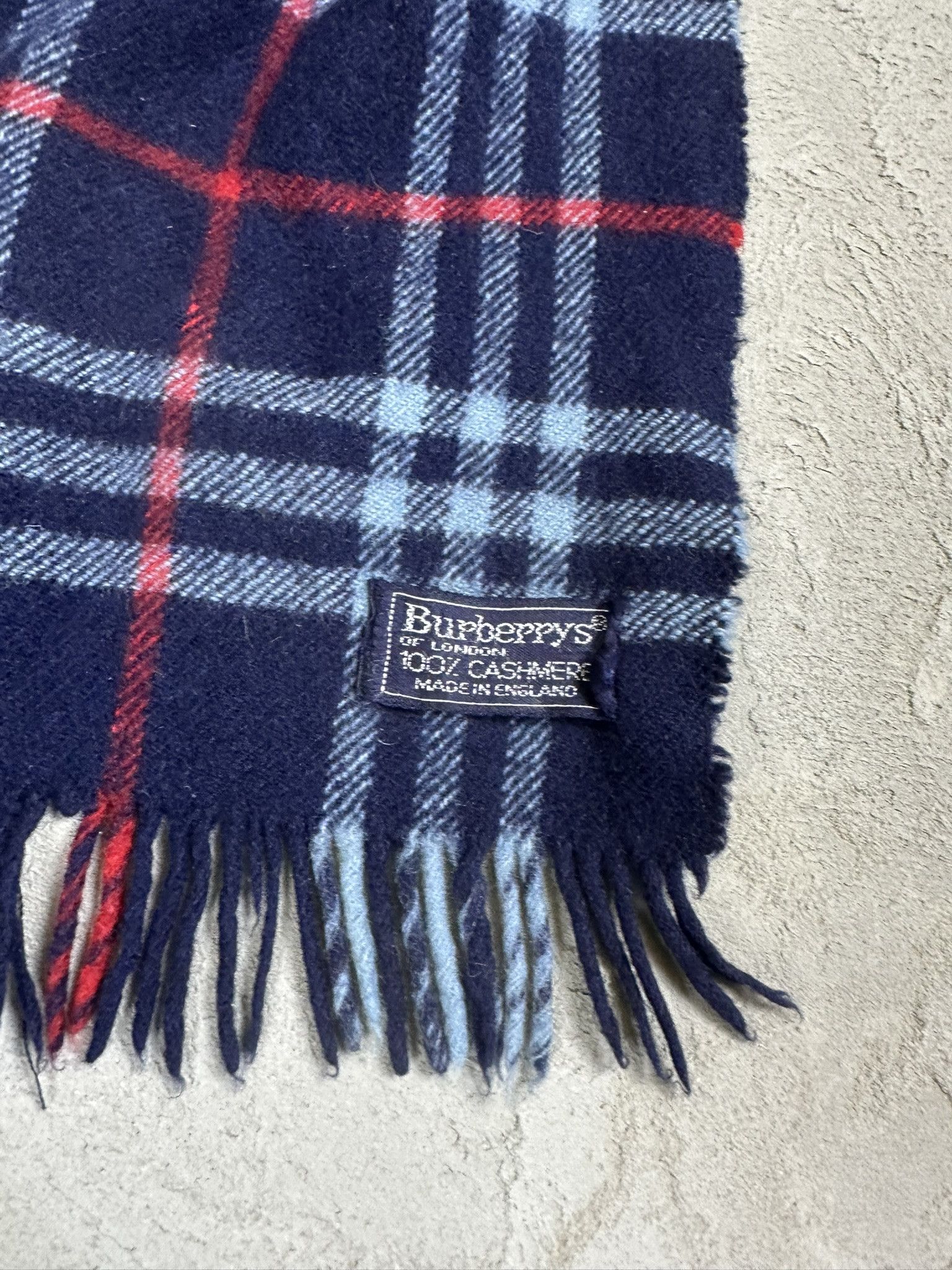Burberry Vintage Burberrys Cashmere Novacheck Scarf Size ONE SIZE - 9 Thumbnail